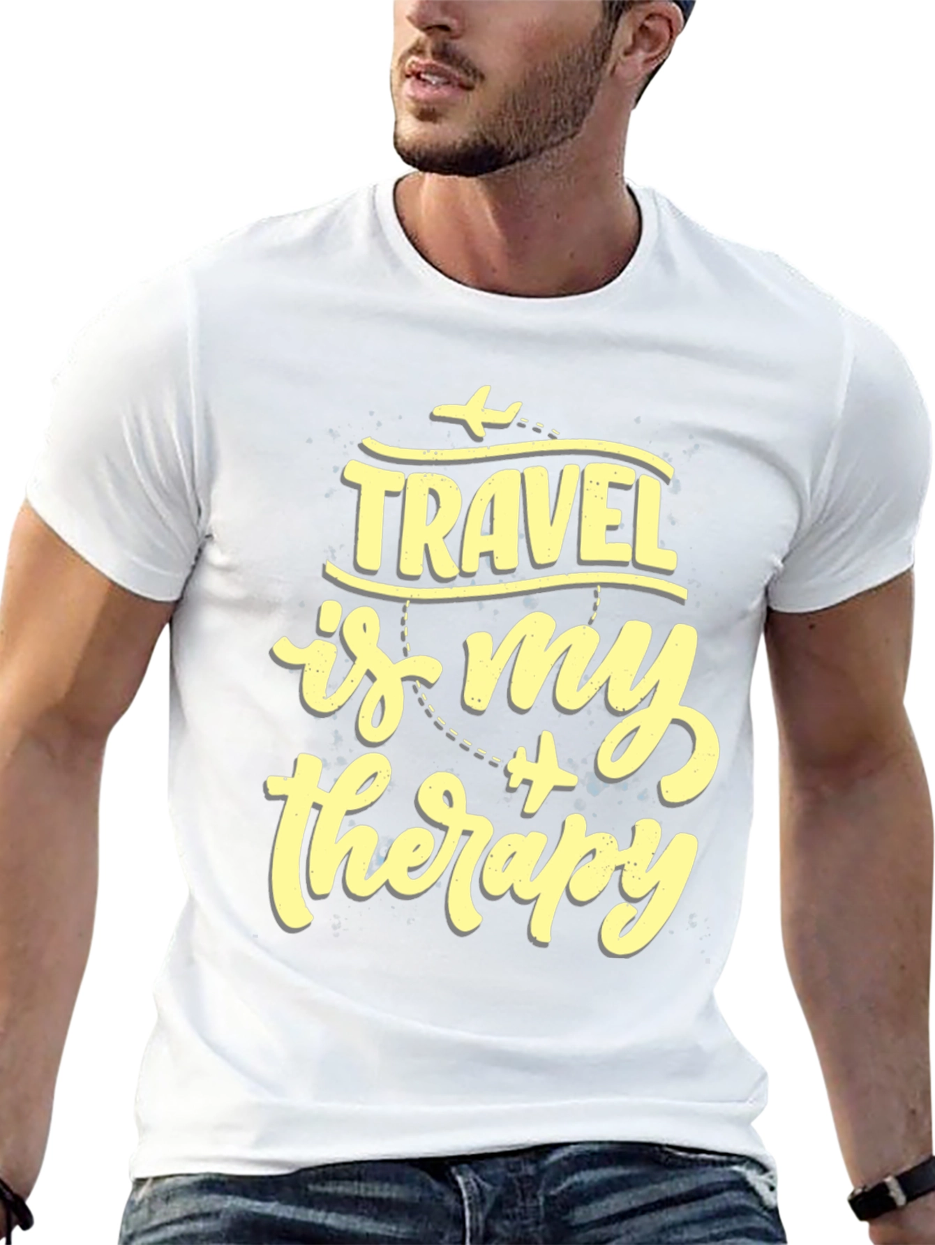 Travel is My Therapy Graphic T-Shirt