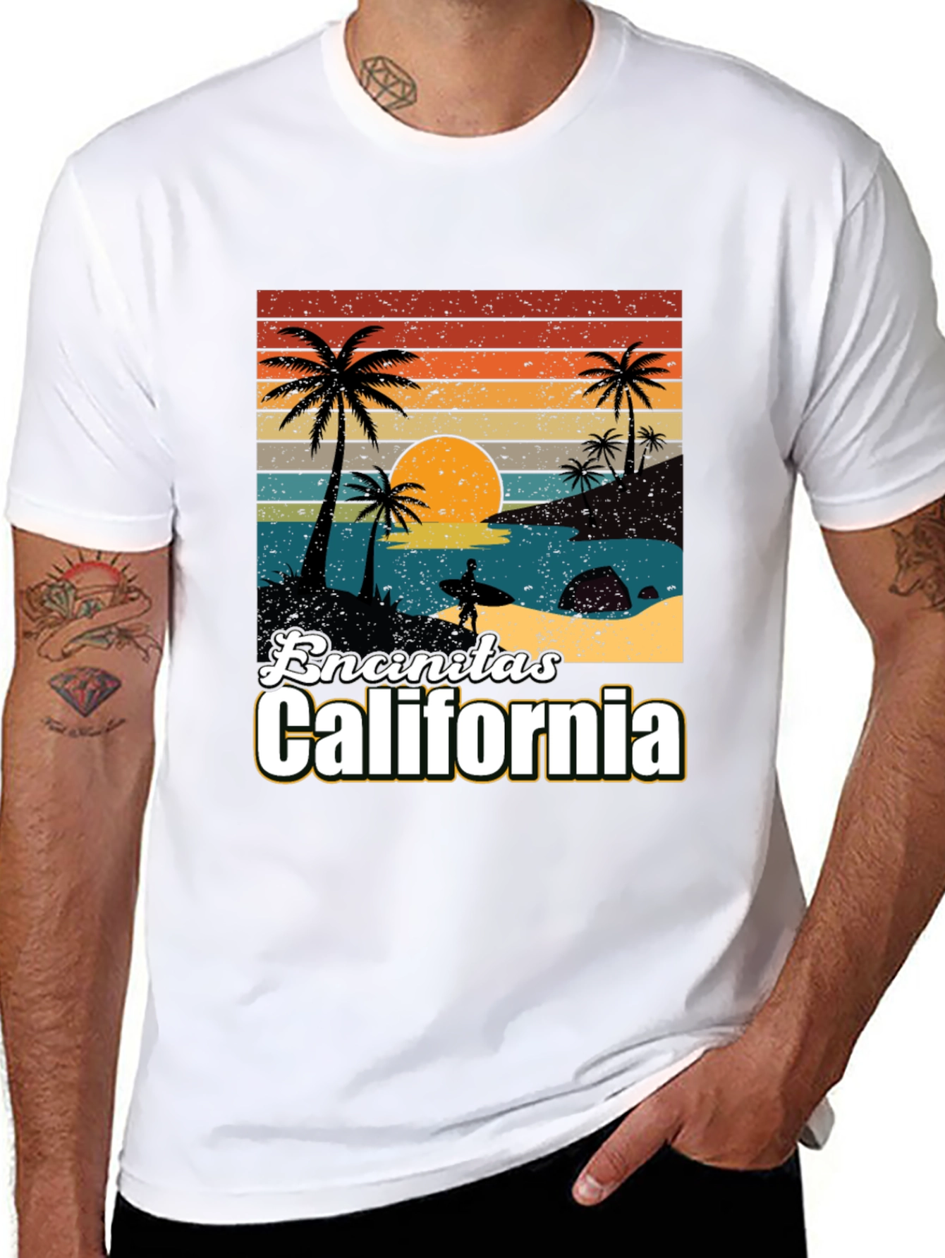 Encinitas California Graphic T-Shirt