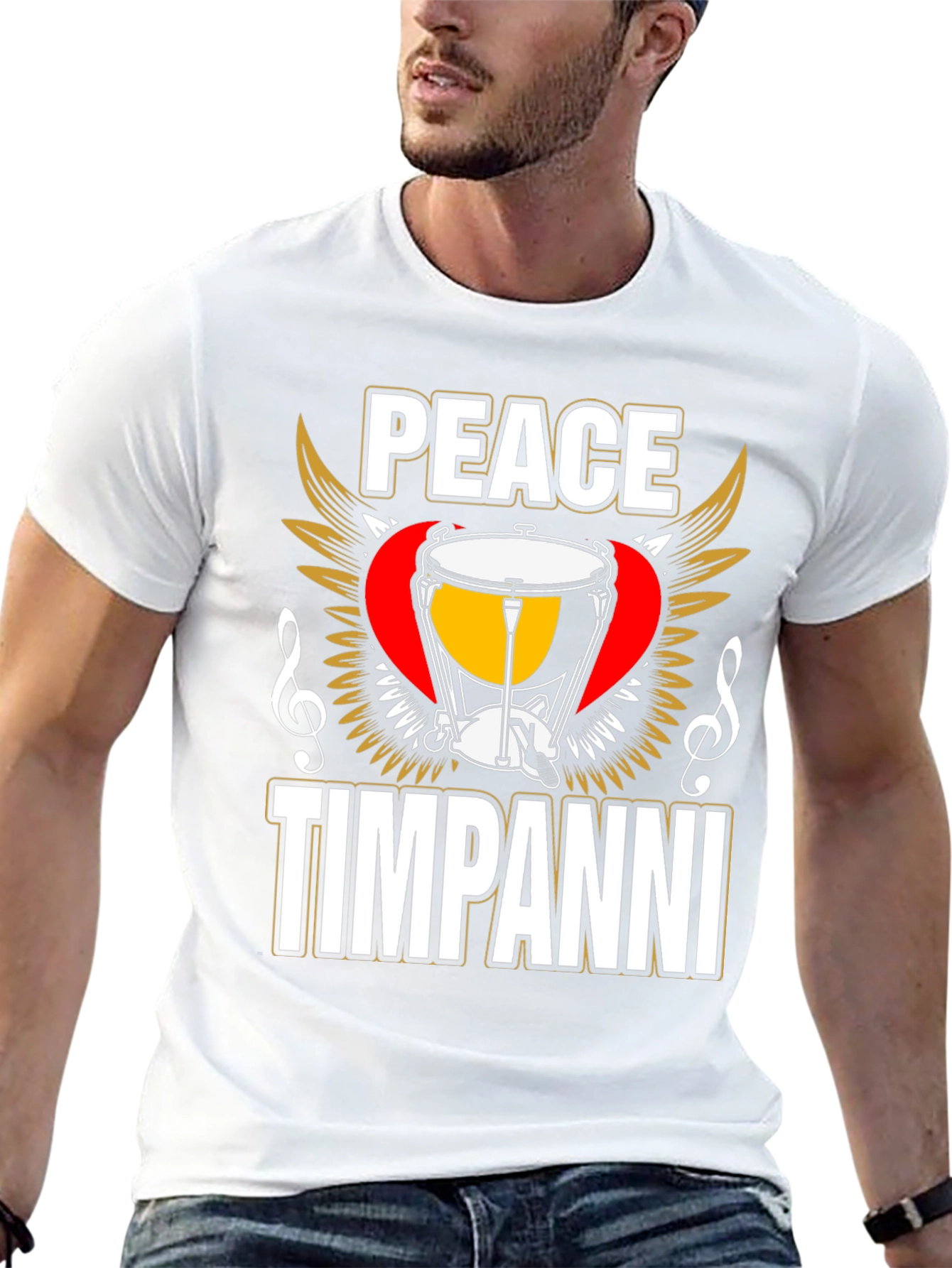 Peace Timpanni Music T-Shirt