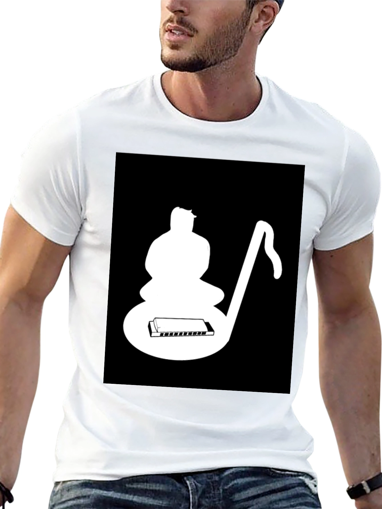 Musical Meditation Black T-Shirt