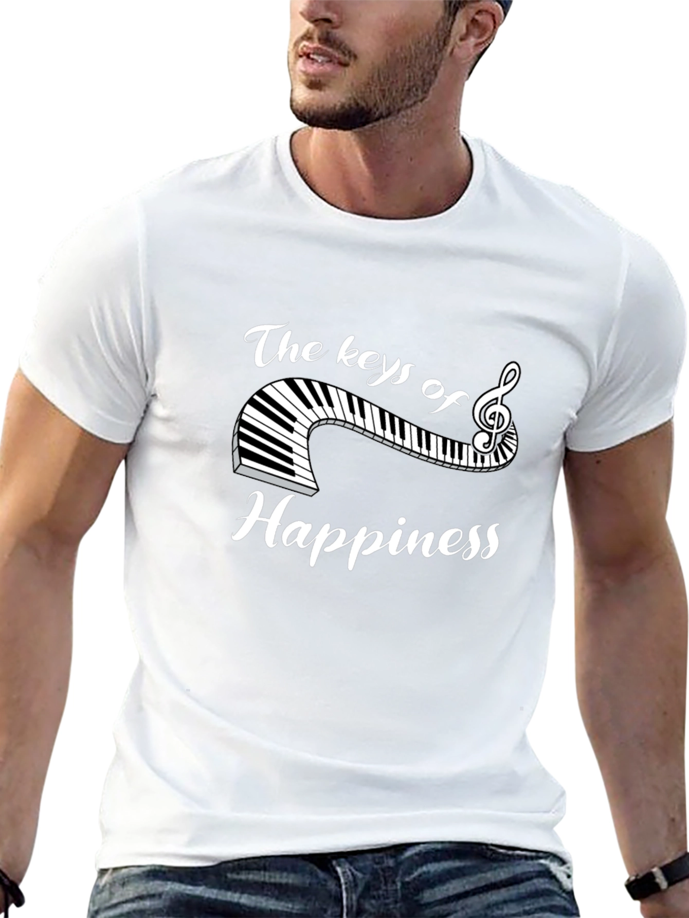 Keys of Happiness Graphic T-Shirt