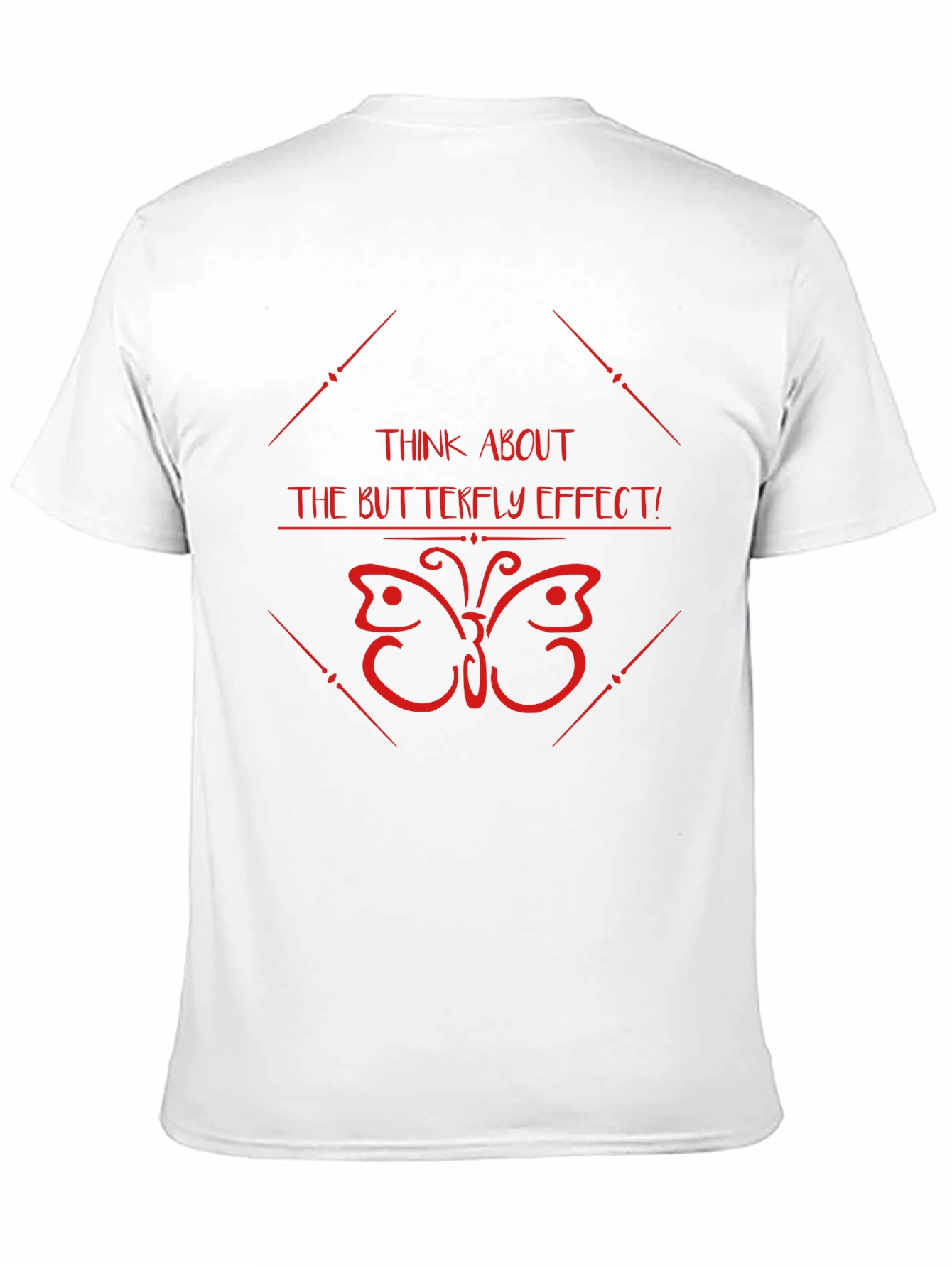 Butterfly Effect Graphic Tee - Black Cotton T-Shirt