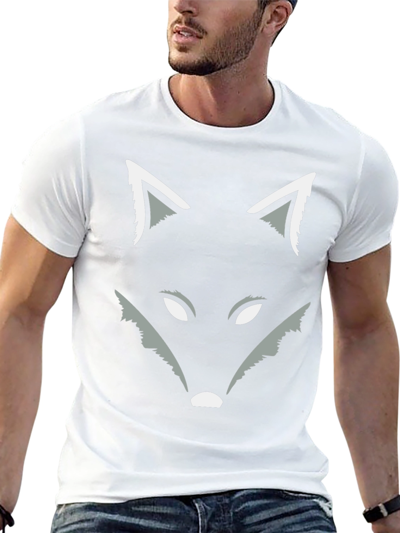 Fox Graphic Tee - Stylish Animal Design T-Shirt