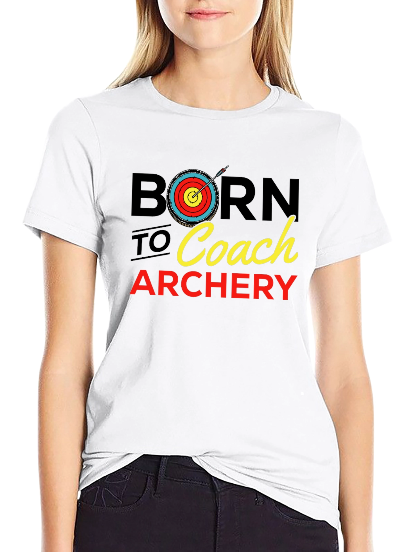 Born to Coach Archery T-Shirt