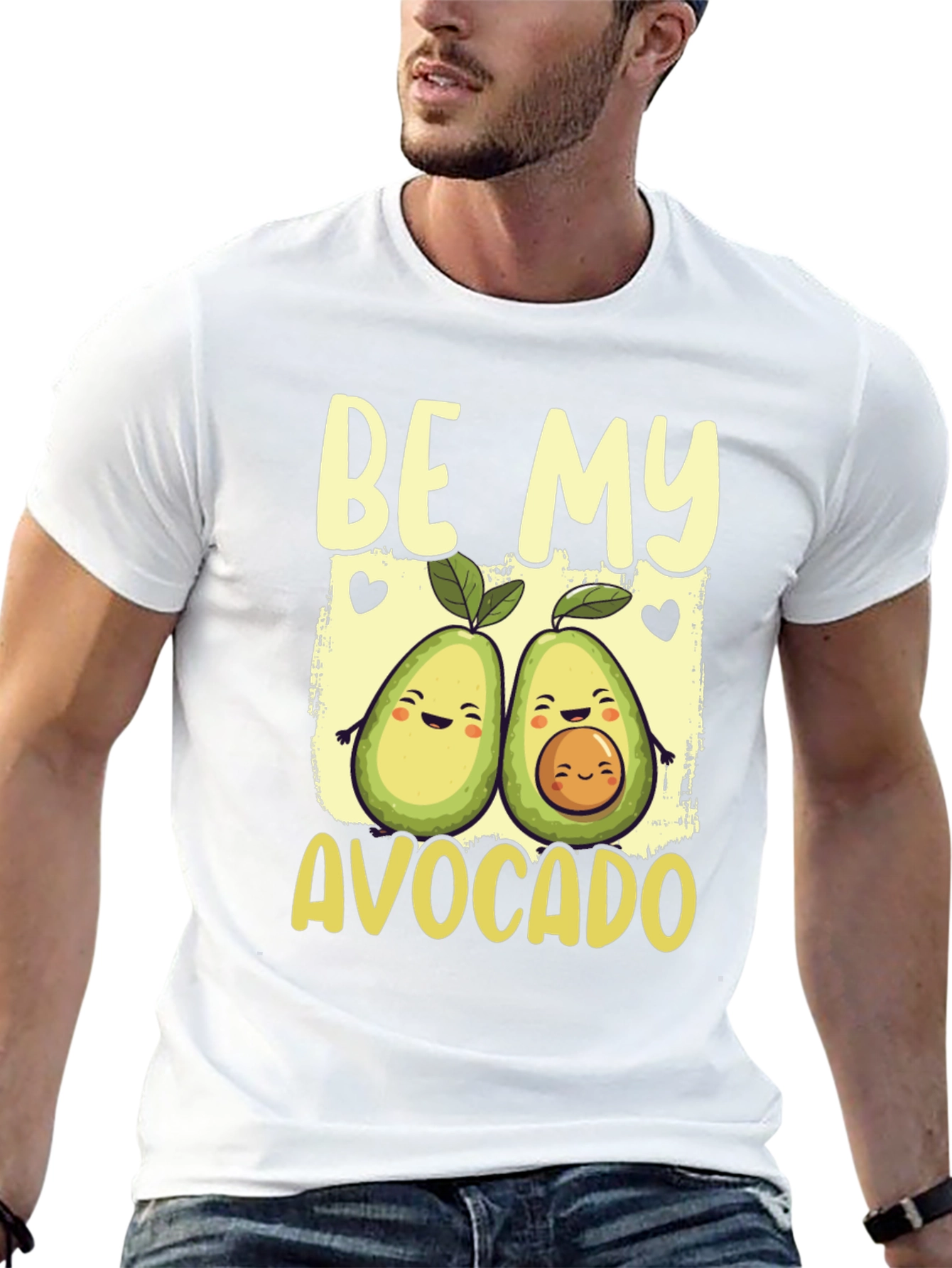 Be My Avocado Graphic Tee - Cute Couple Shirt
