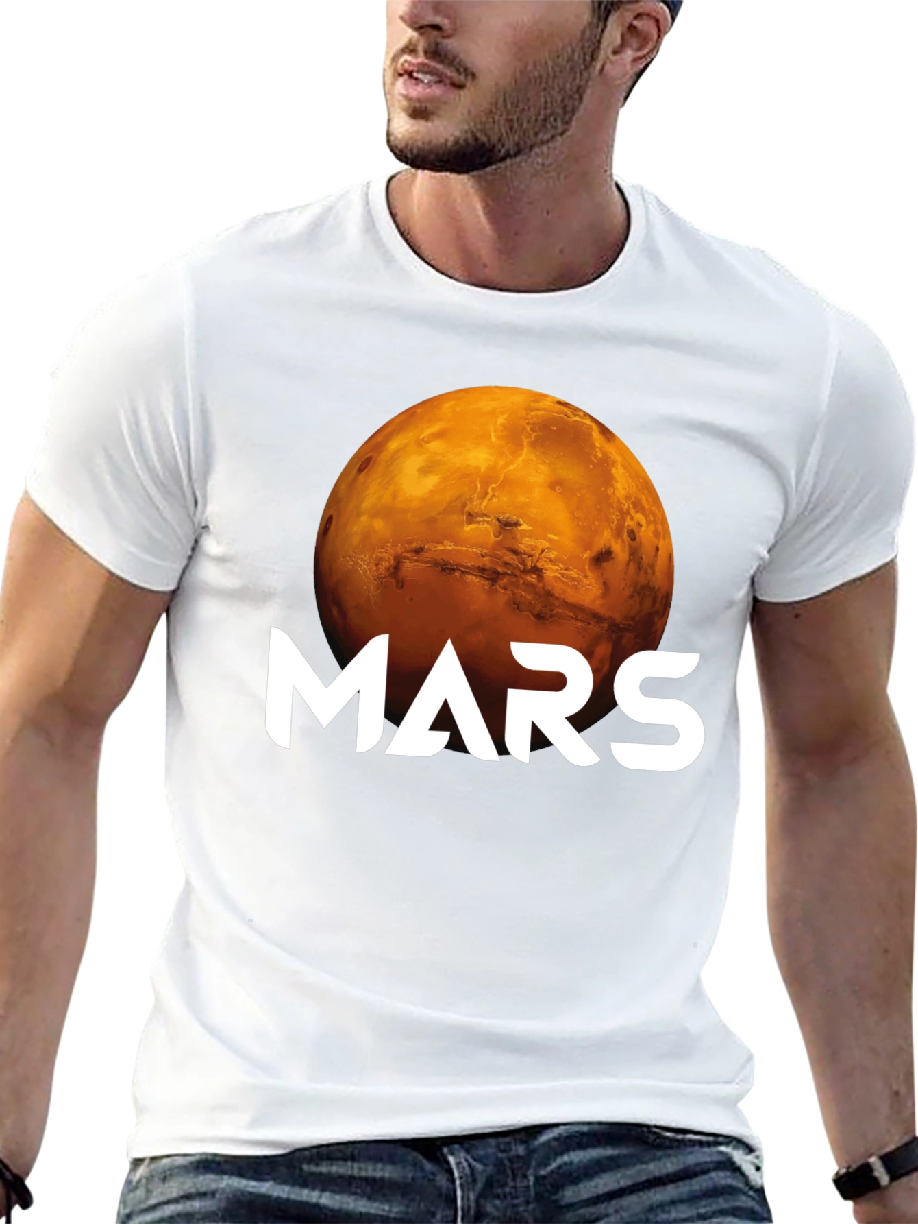 Mars Graphic T-Shirt - Space Exploration Tee