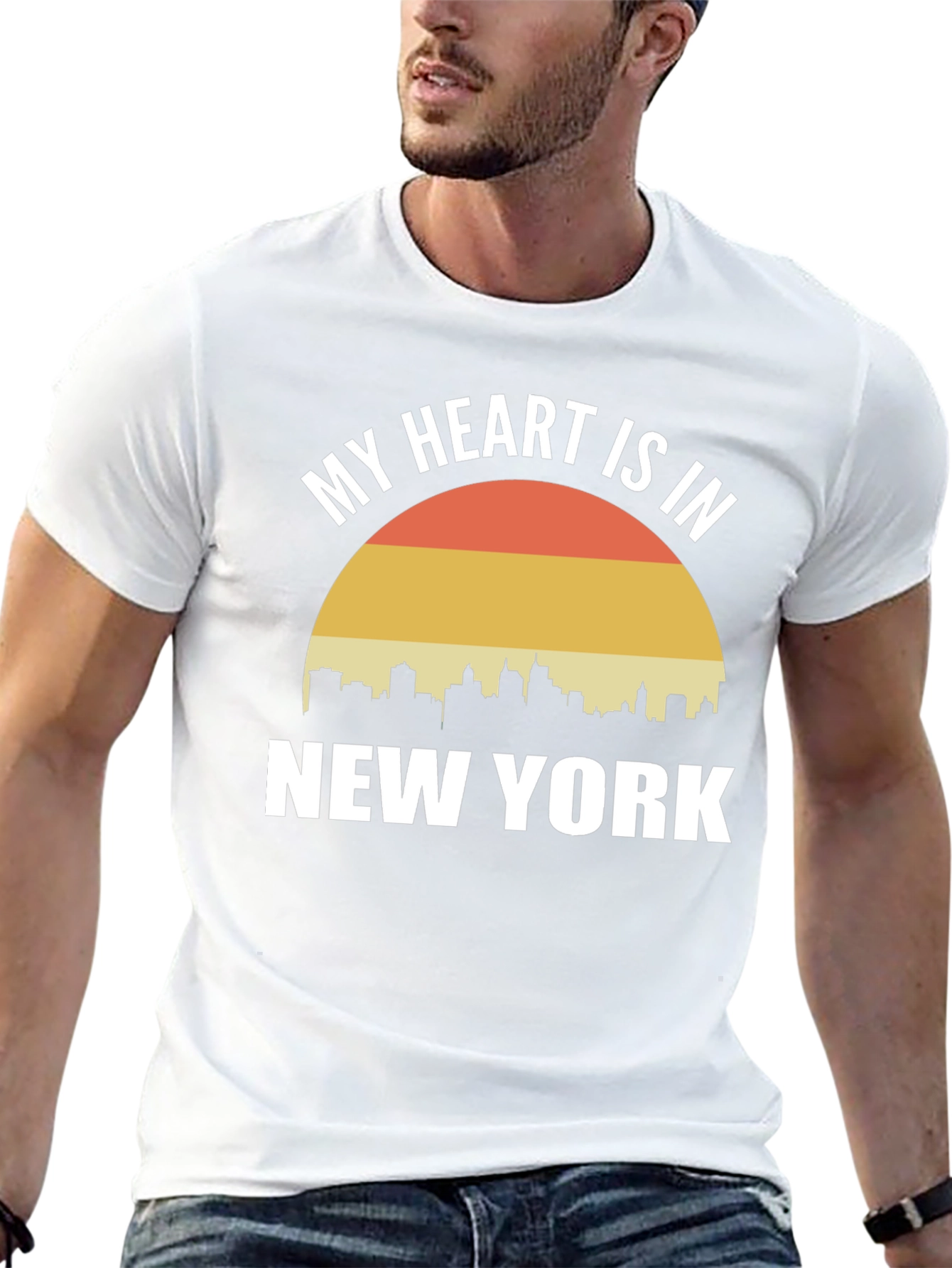 My Heart Is In New York T-Shirt
