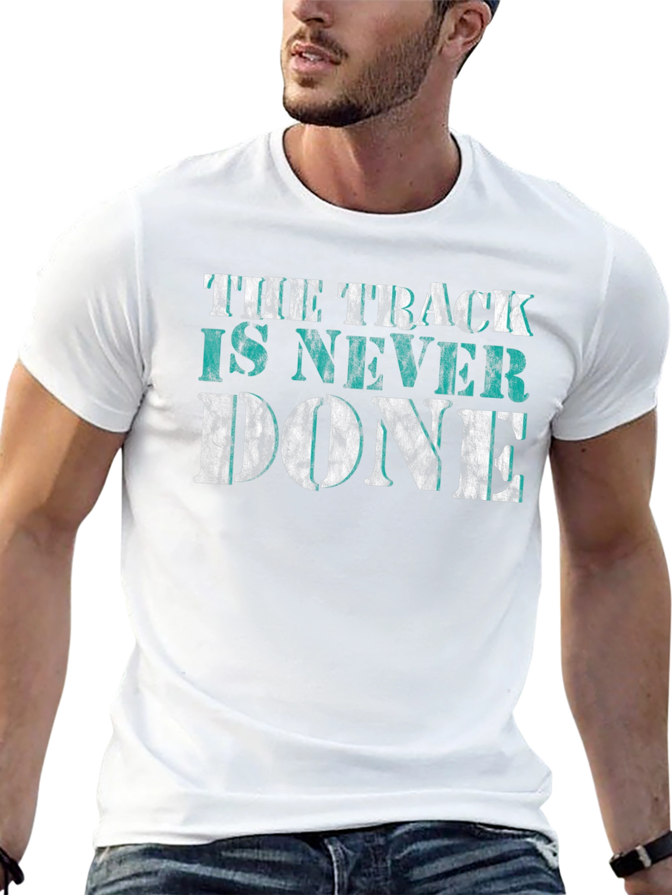 The Track is Never Done Graphic Tee