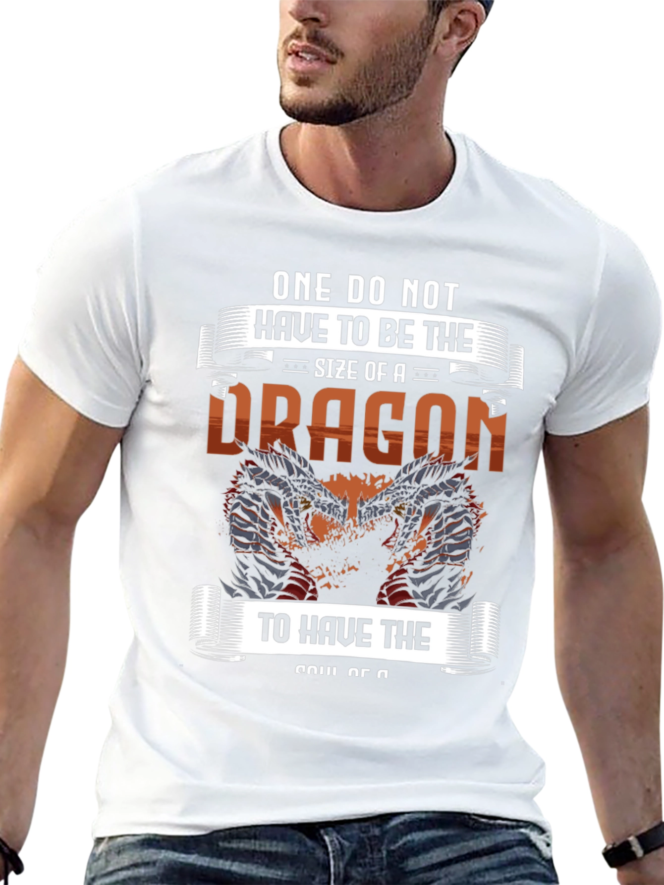 Dragon Soul Graphic Tee - Mens Black T-Shirt
