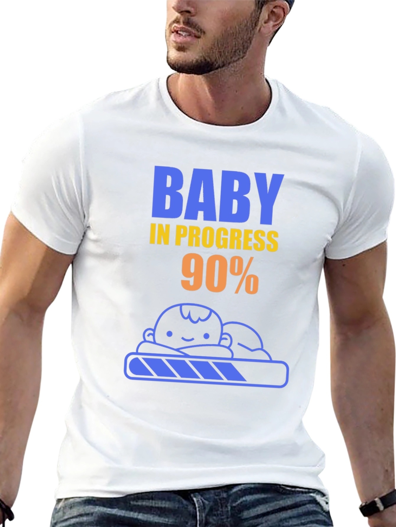 Baby in Progress T-Shirt - Pregnancy Announcement Tee