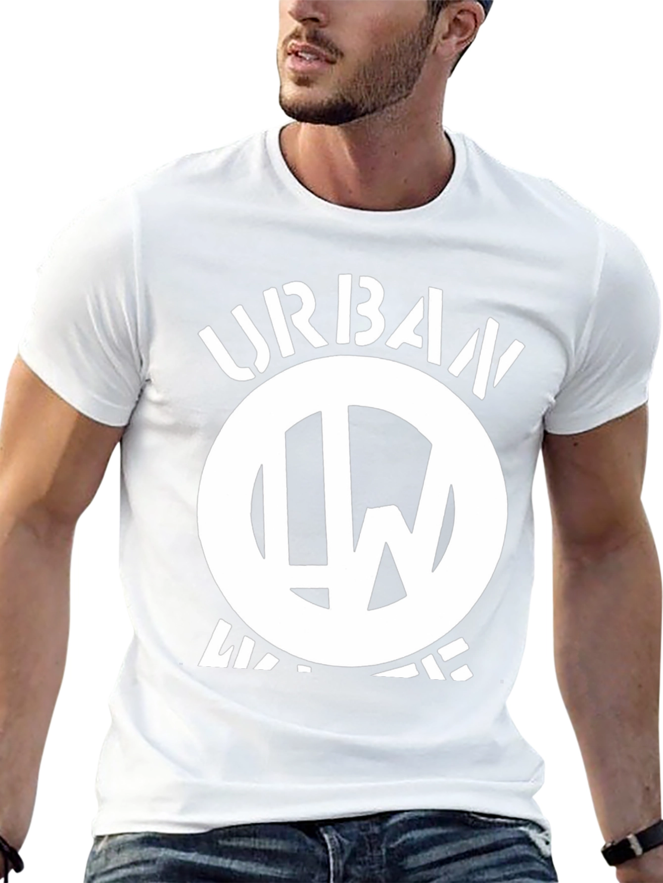 Urban Warrior Black Graphic T-Shirt