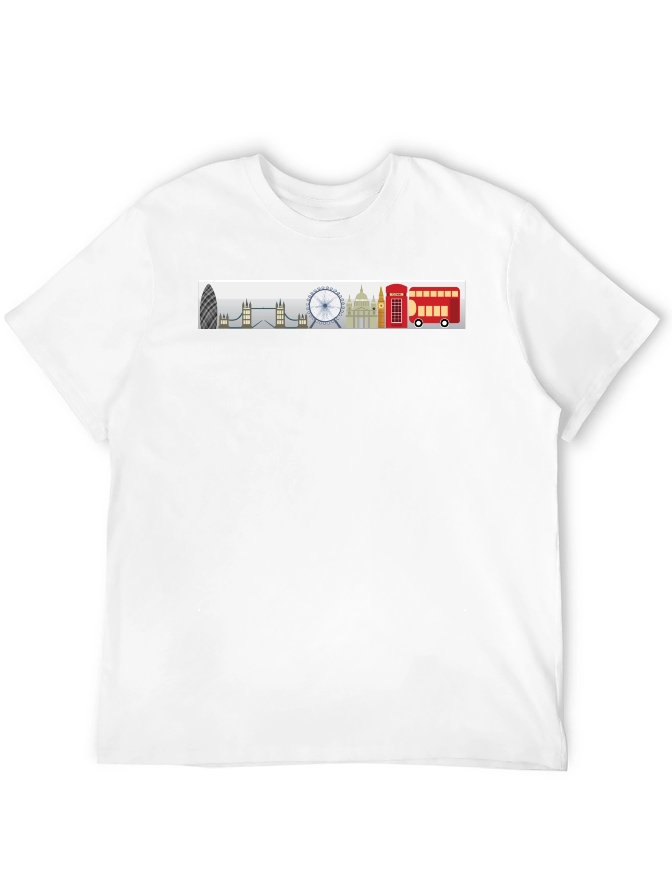 London Skyline Graphic Tee - Black