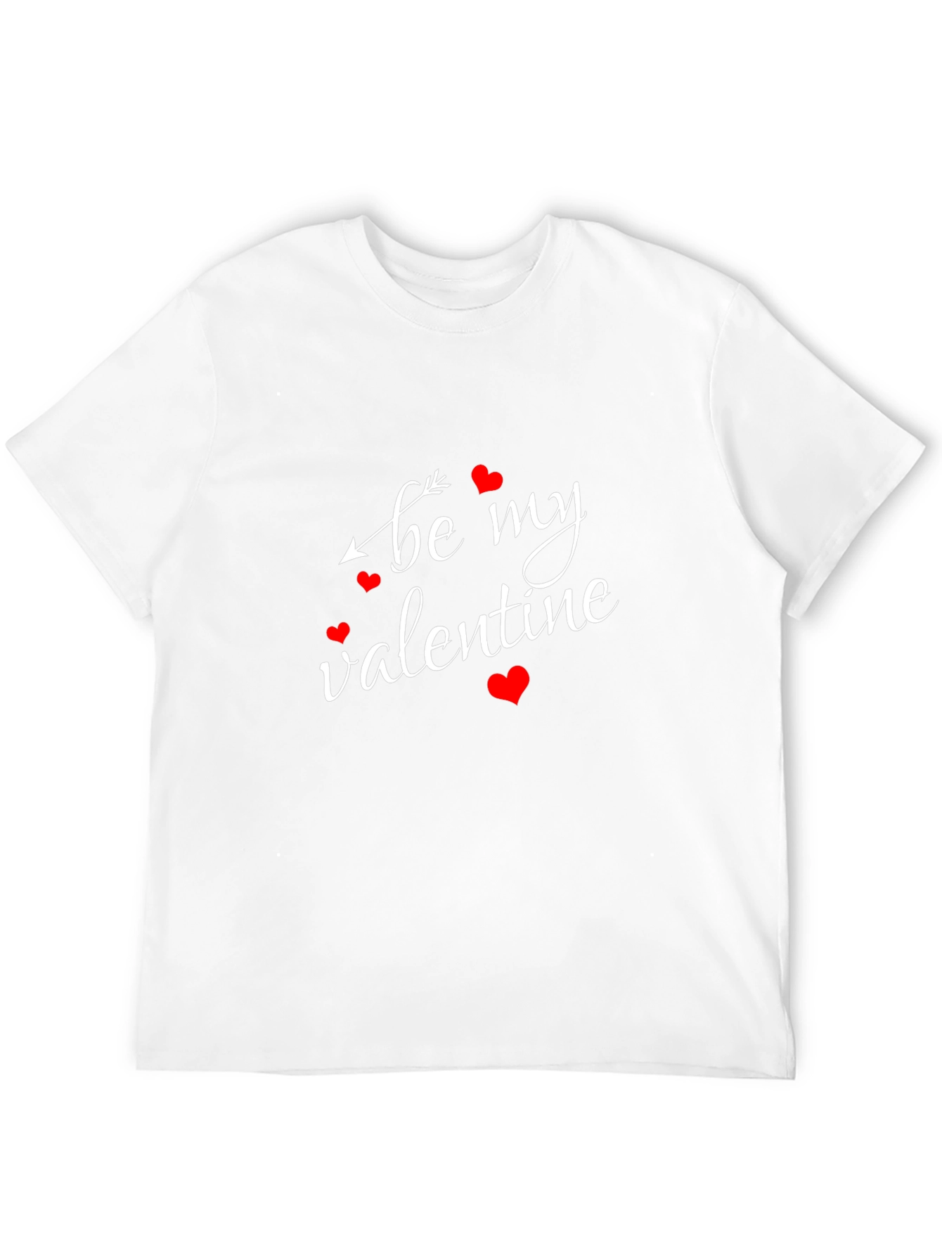 Be My Valentine T-Shirt - Mens Black Graphic Tee