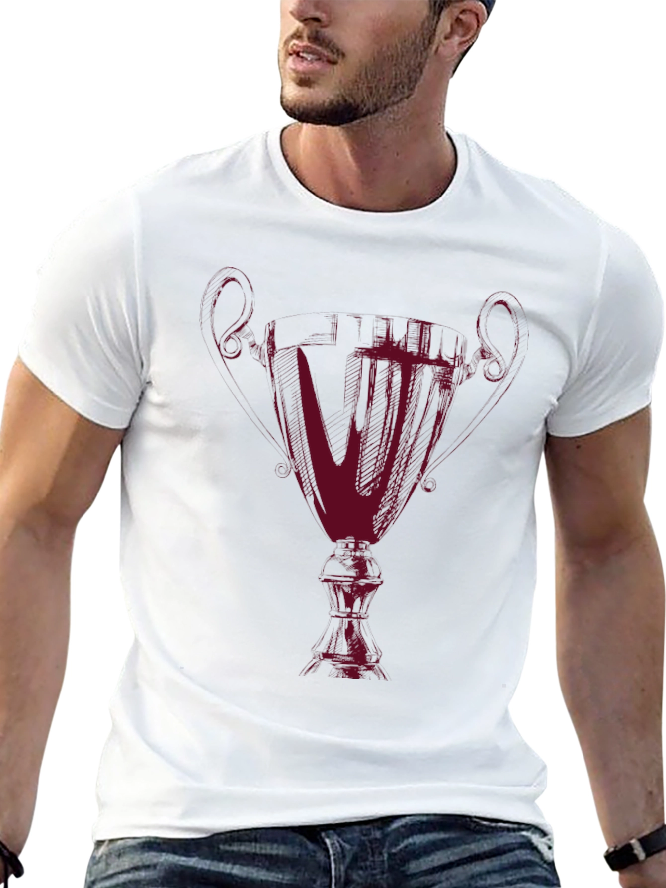 Unique Artistic Graphic Tee - Mens Black T-Shirt