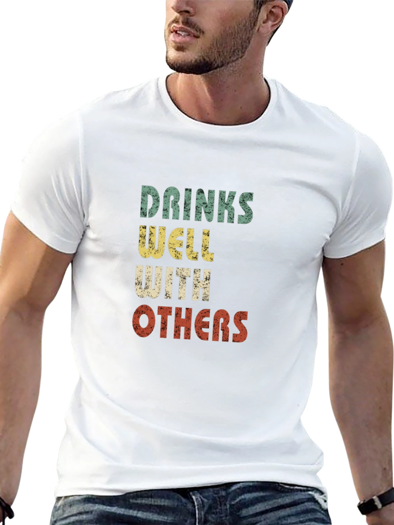 Drinks Well With Others Graphic Tee