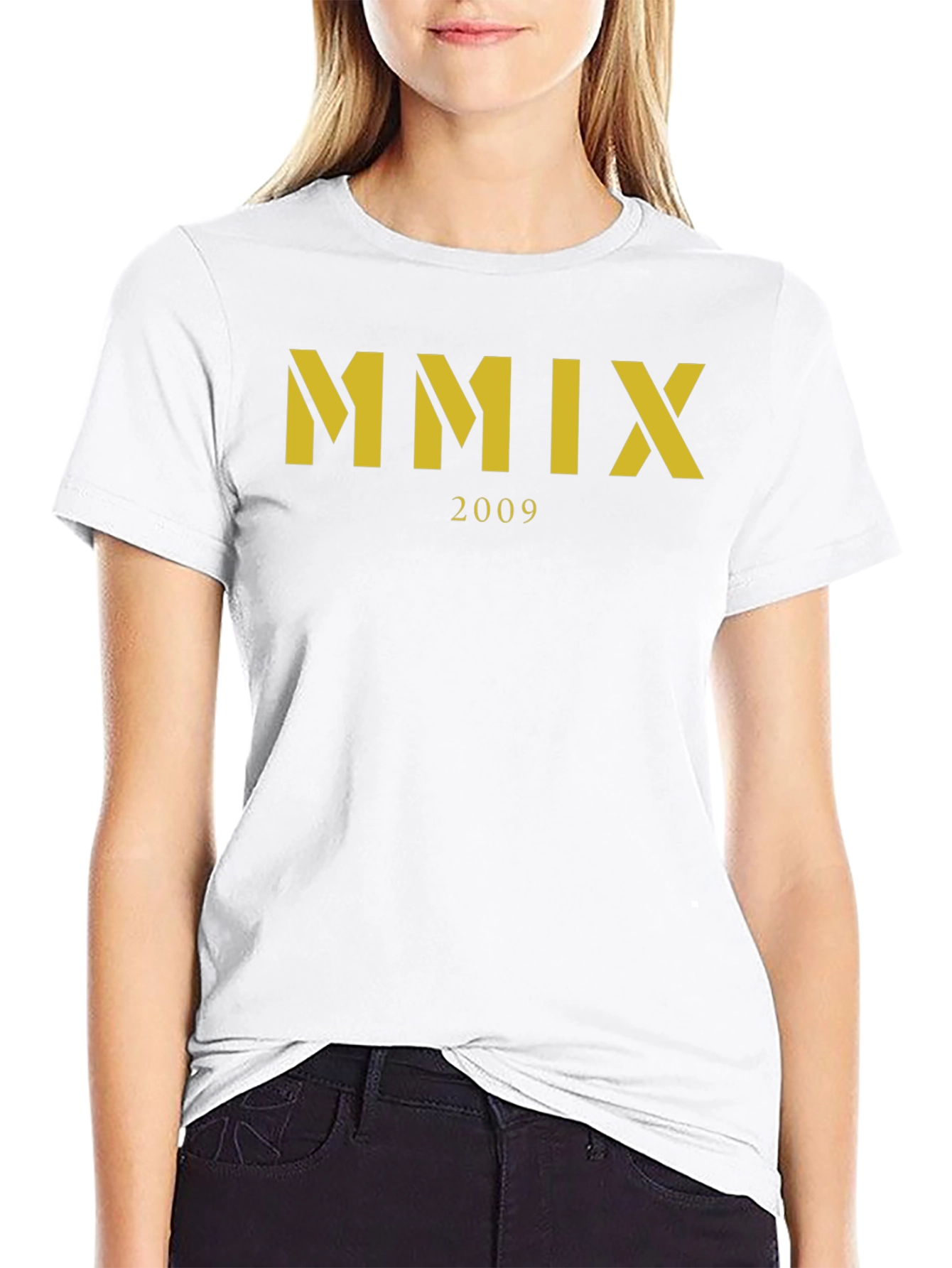 MMIX 2009 Graphic Tee - Stylish Roman Numeral Design
