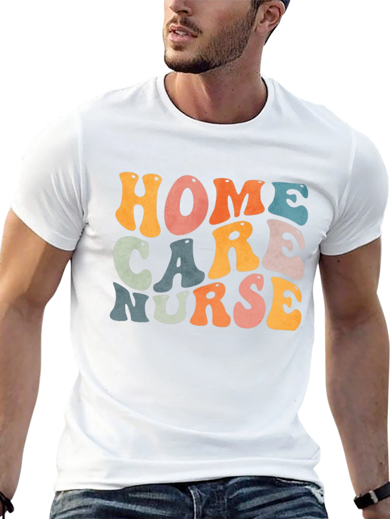 Home Care Nurse Retro T-Shirt