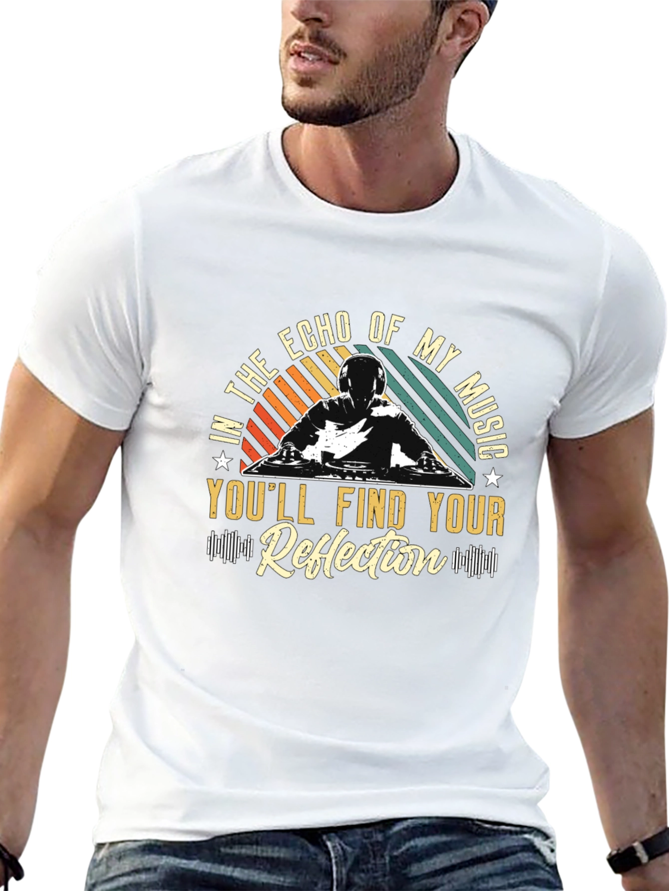 Echo of My Music DJ Graphic Tee