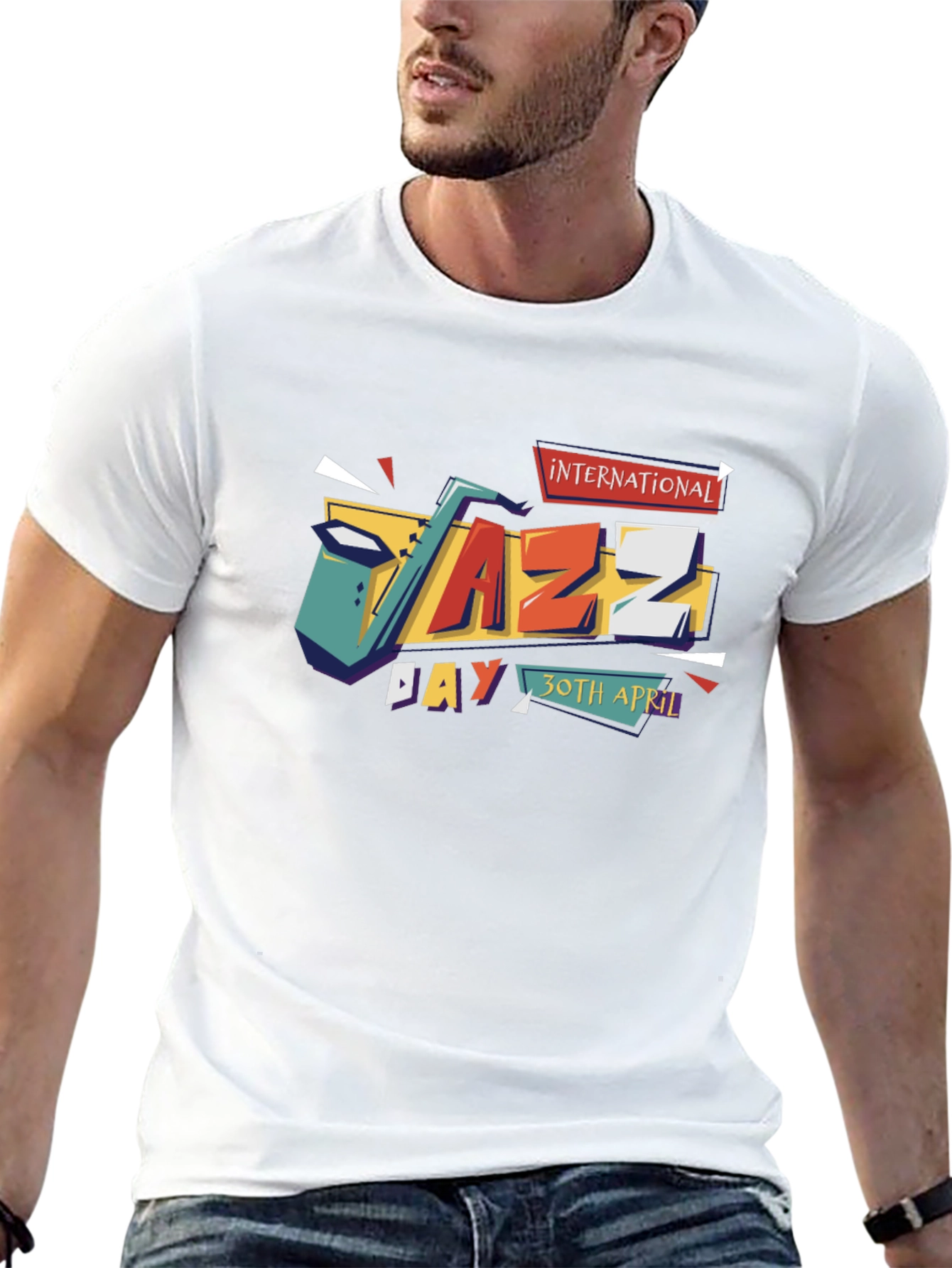 International Jazz Day Black T-Shirt