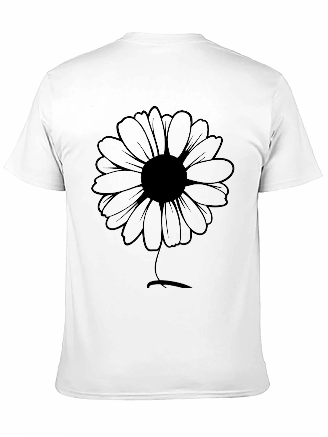 Black Sunflower Graphic Tee - Mens Casual Fit