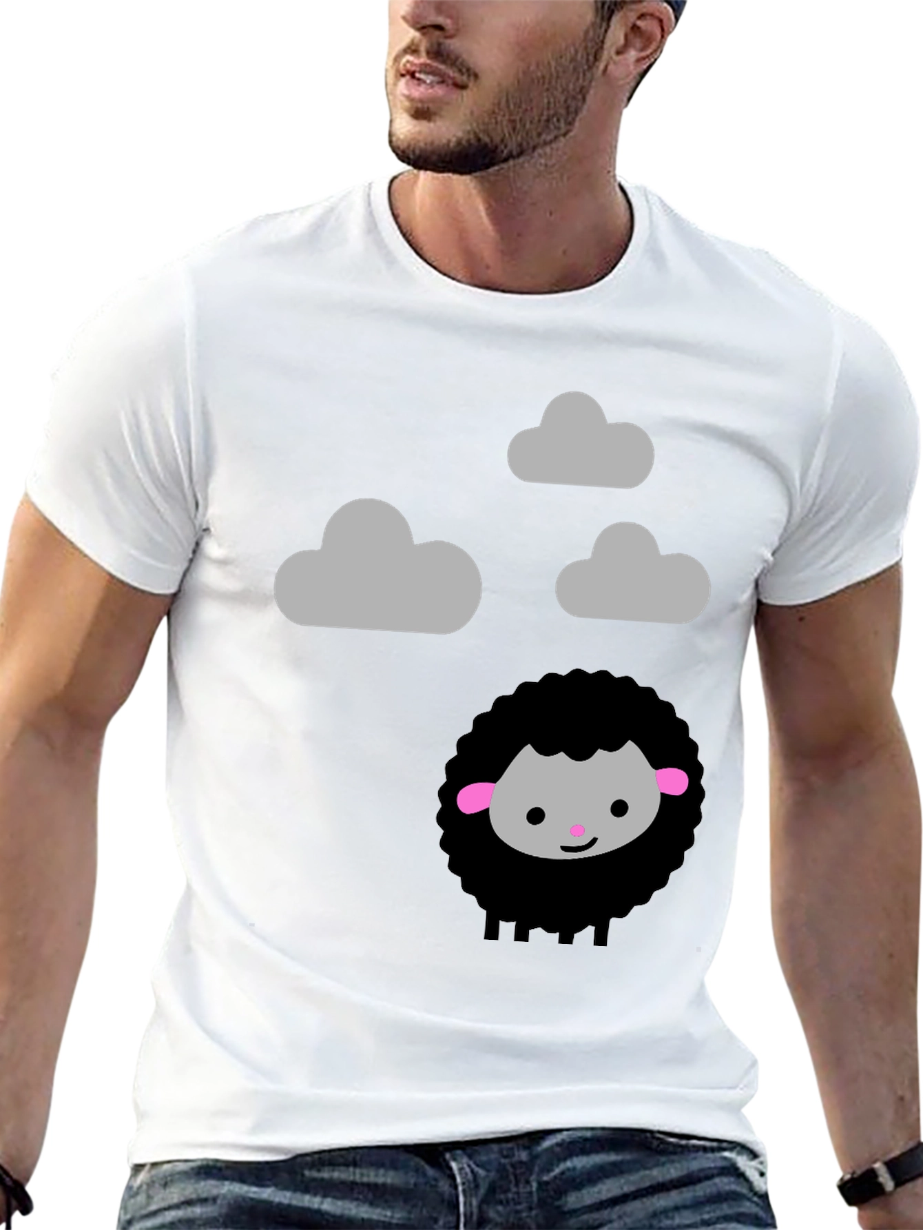 Black Sheep & Clouds Graphic Tee