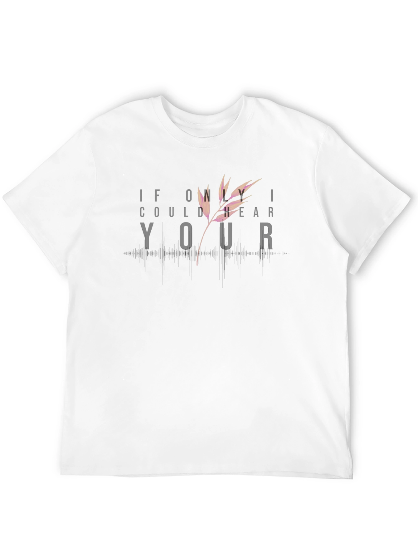 Hear Your Voice Tee - Black Graphic T-Shirt