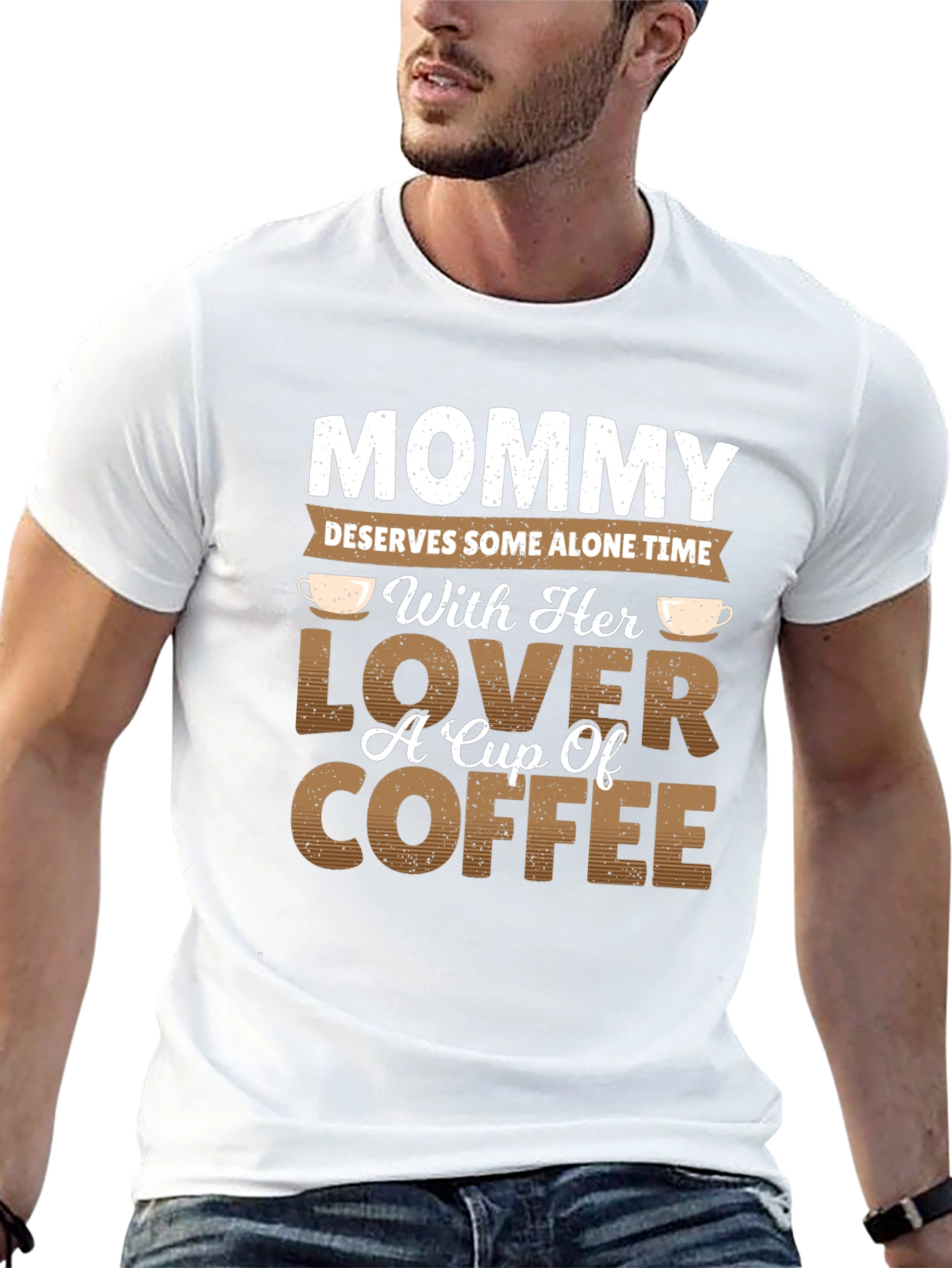 Mommy Alone Time Coffee Lover Graphic T-Shirt