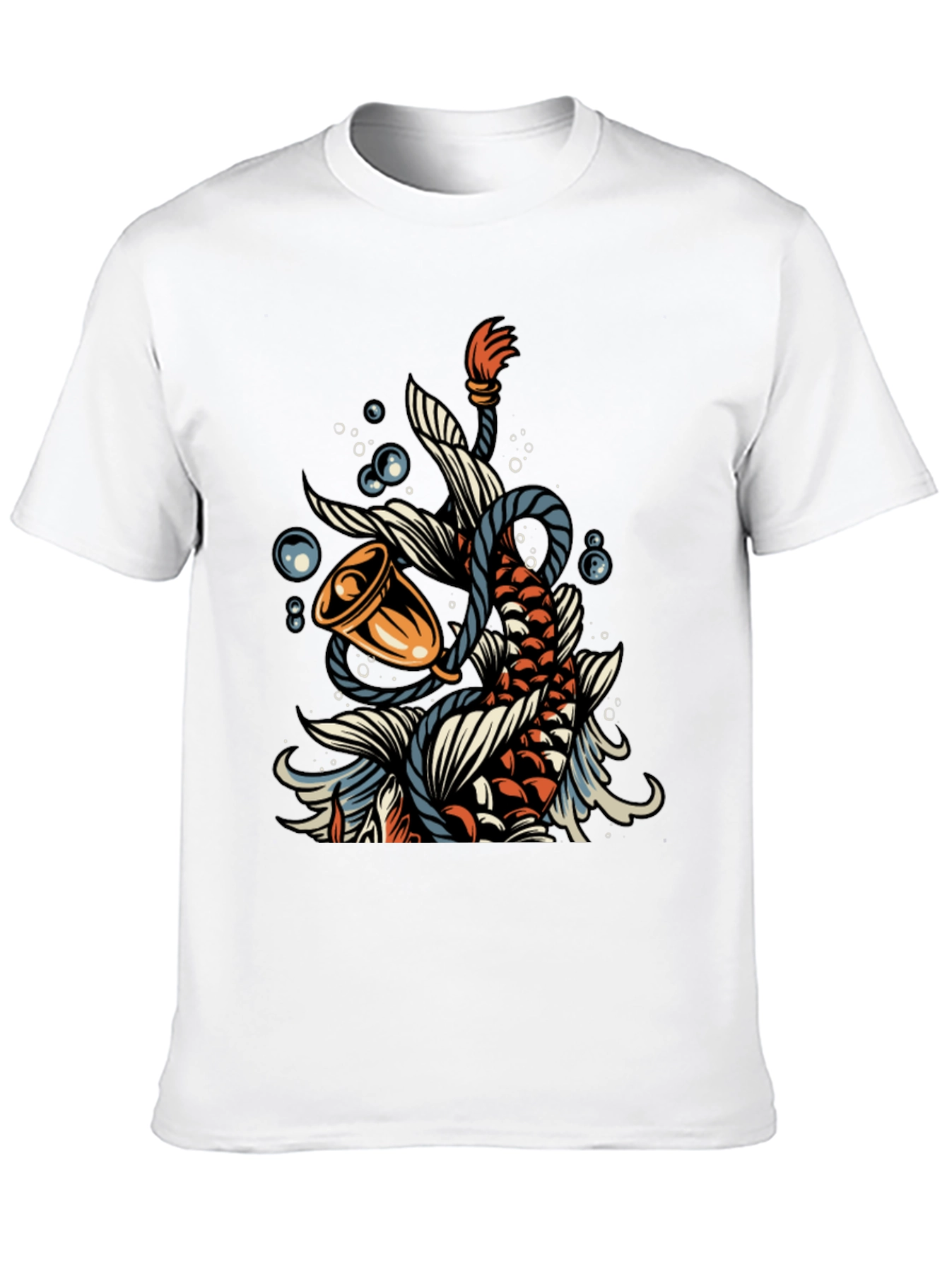 Koi Fish Graphic Tee - Stylish Streetwear