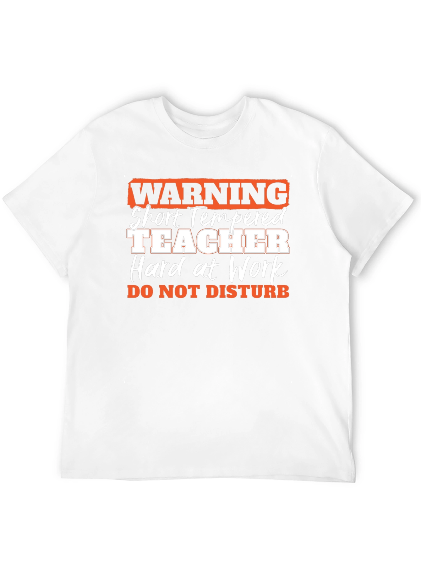 Warning Short Tempered Teacher T-Shirt