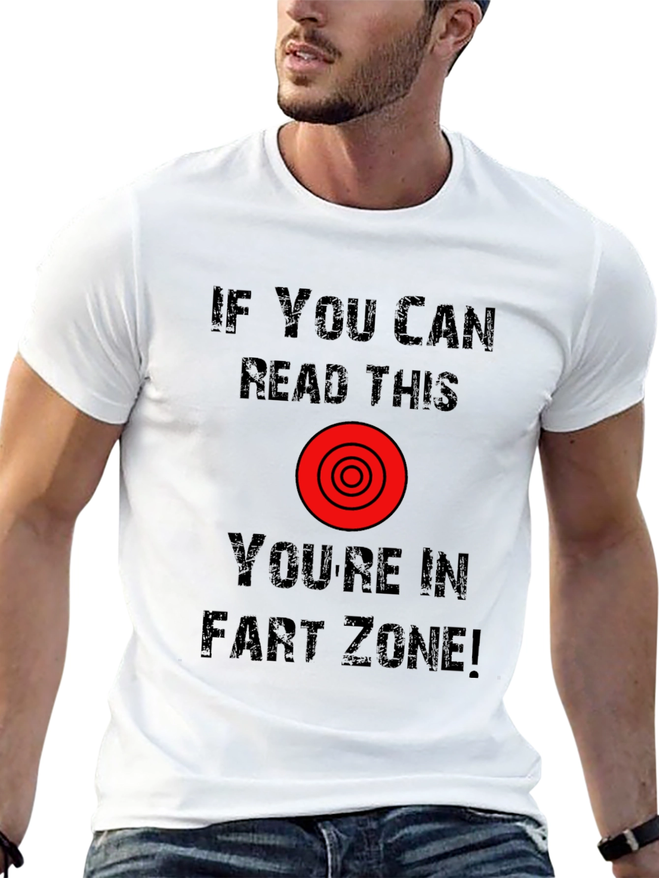 Funny Fart Zone T-Shirt - Novelty Gag Gift Tee
