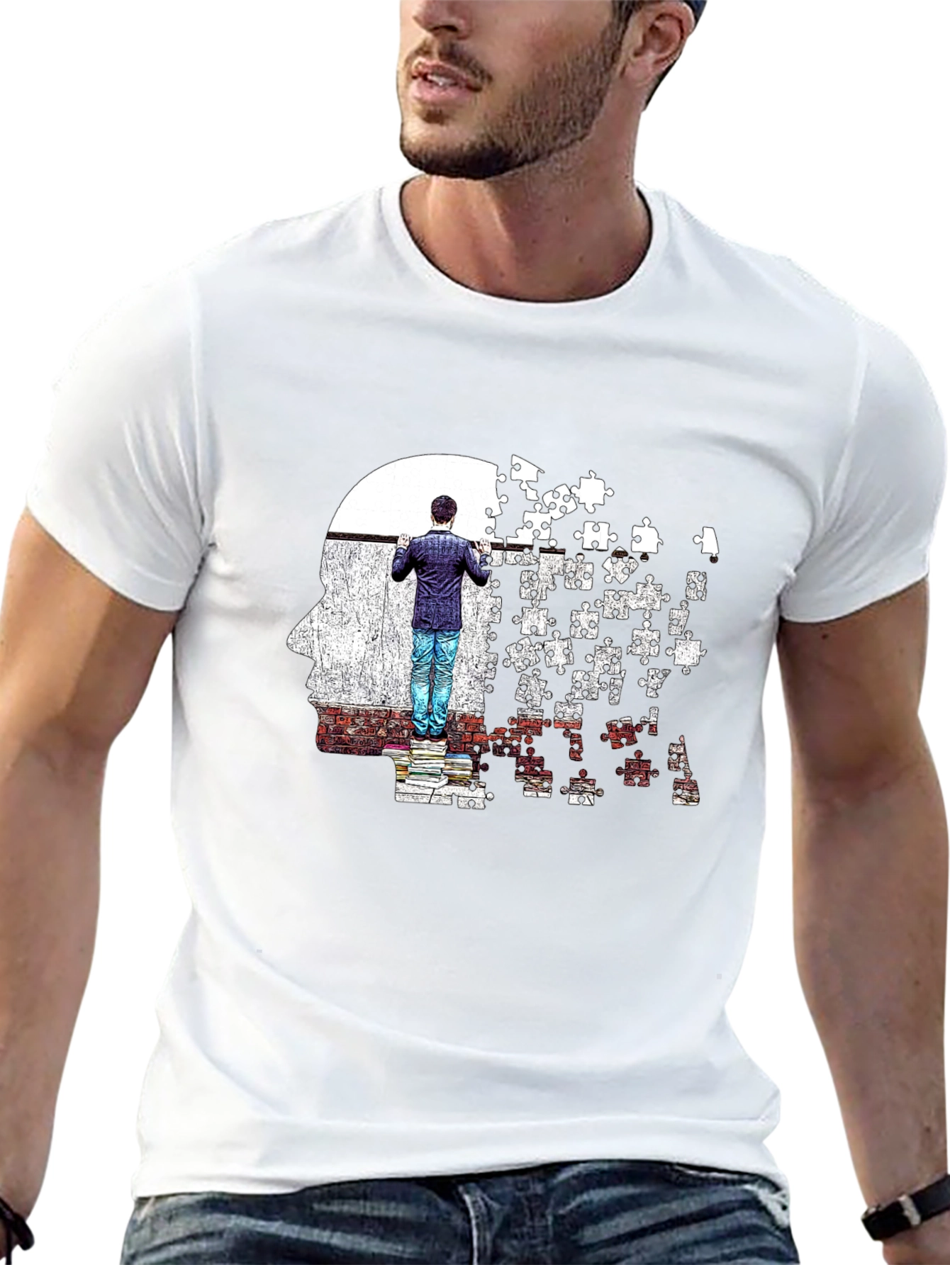 Puzzle Mind T-Shirt: Complete the Thought!