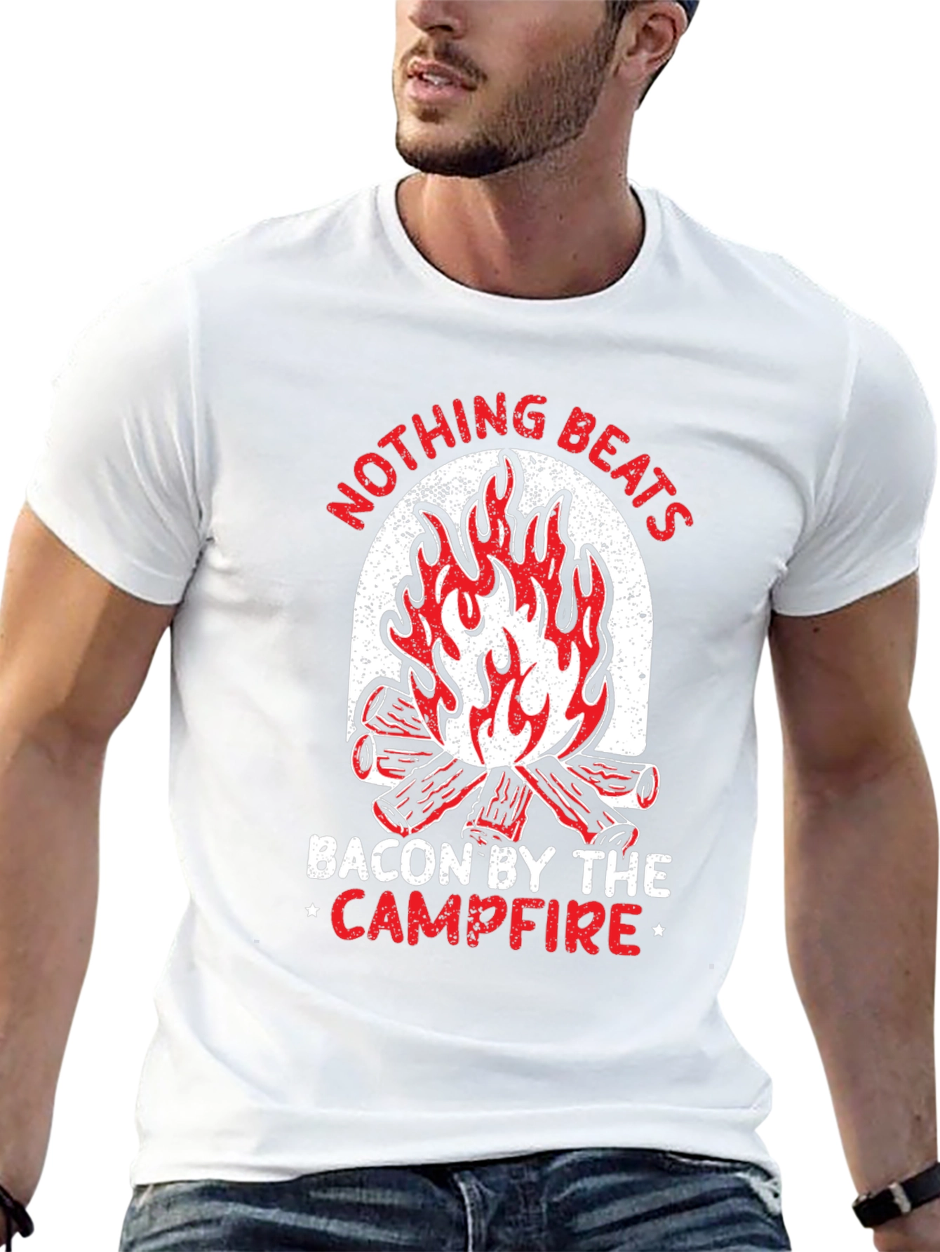 Bacon Campfire T-Shirt - Nothing Beats It!