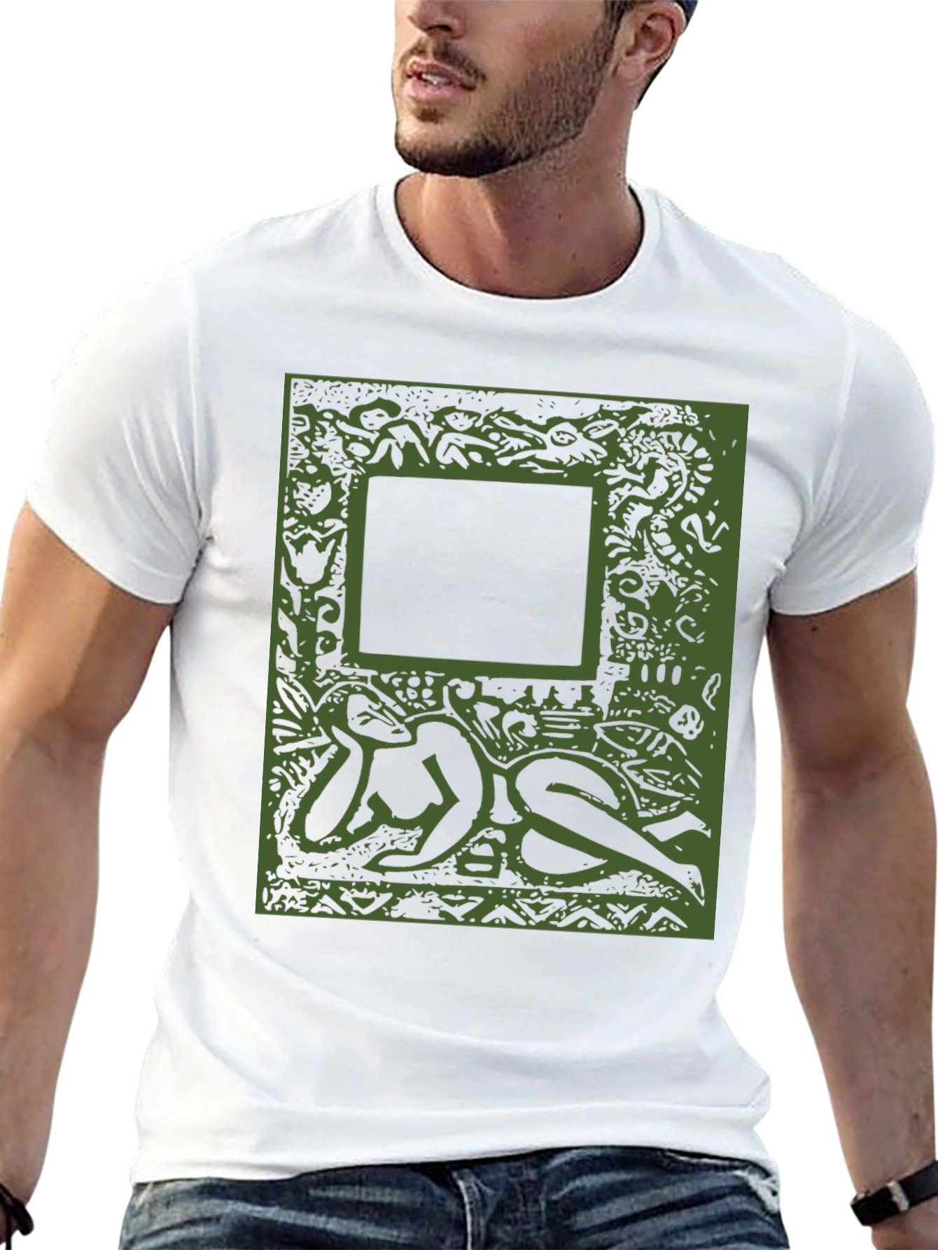 Abstract Art Graphic Tee - Unisex Casual Shirt