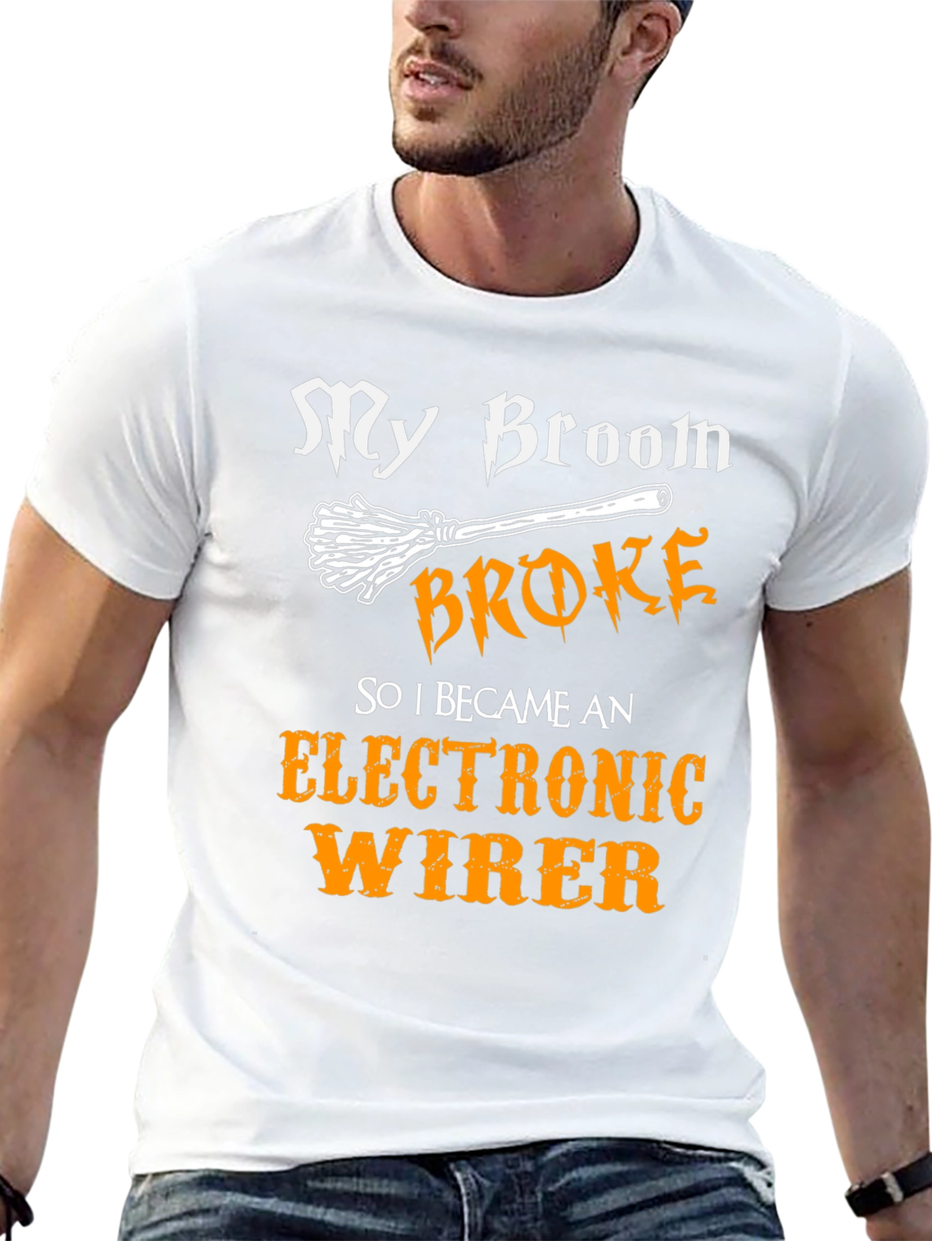 My Broom Broke - Electronic Wirer T-Shirt