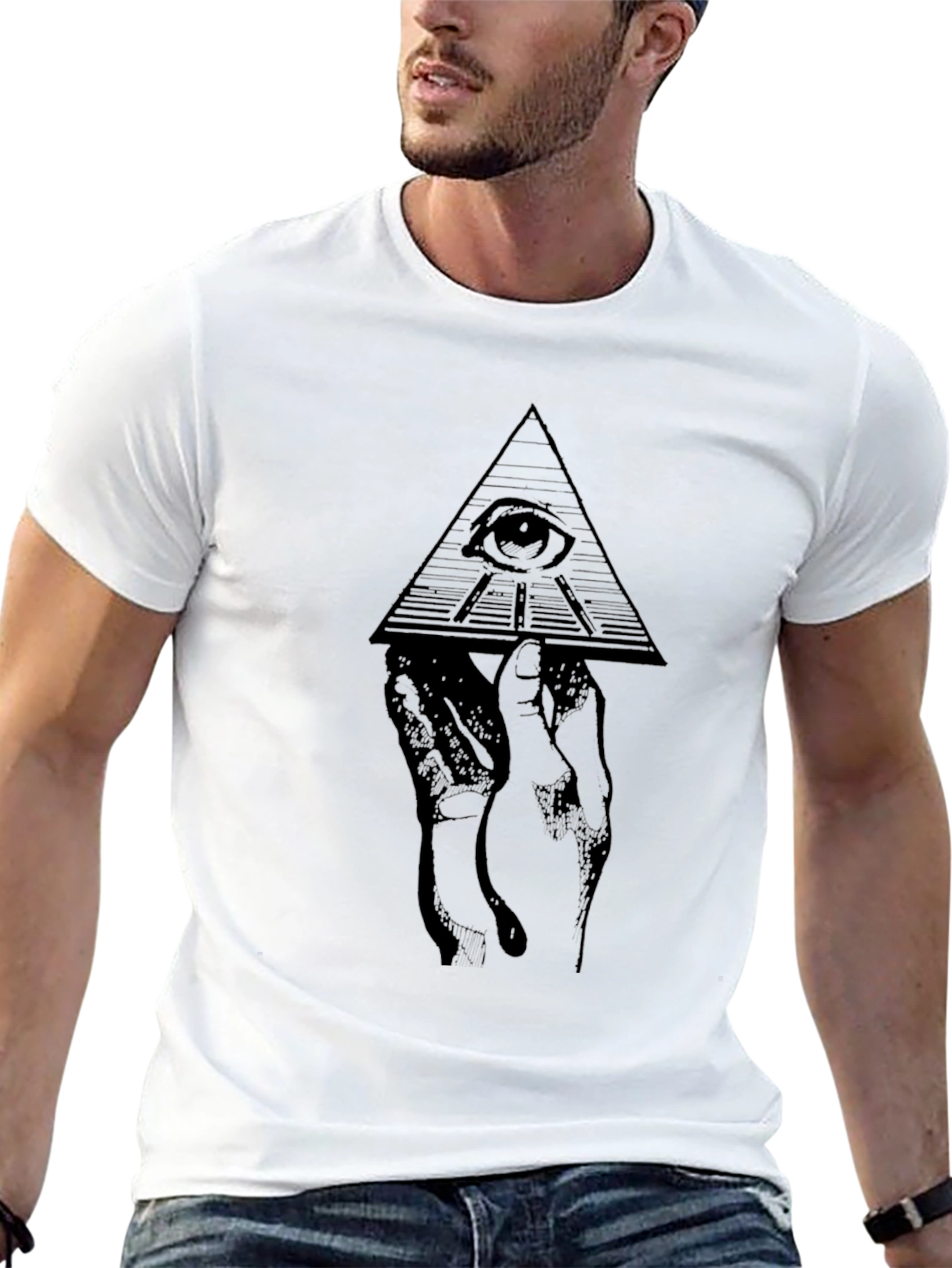 Illuminati Eye Pyramid Graphic Tee