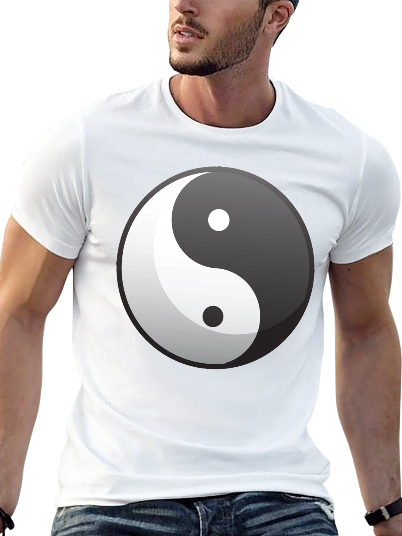 Yin Yang Graphic Tee - Balance & Style