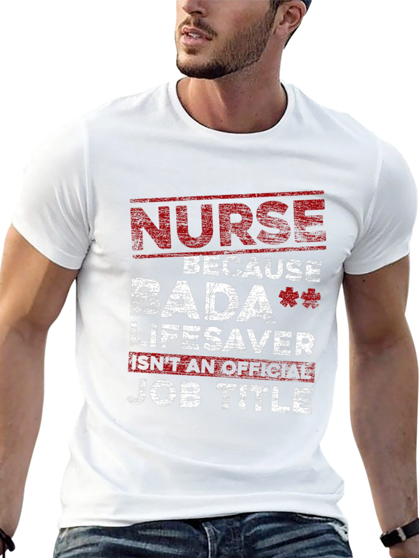 Nurse Bada Lifesaver Graphic Tee - Funny Nursing T-Shirt