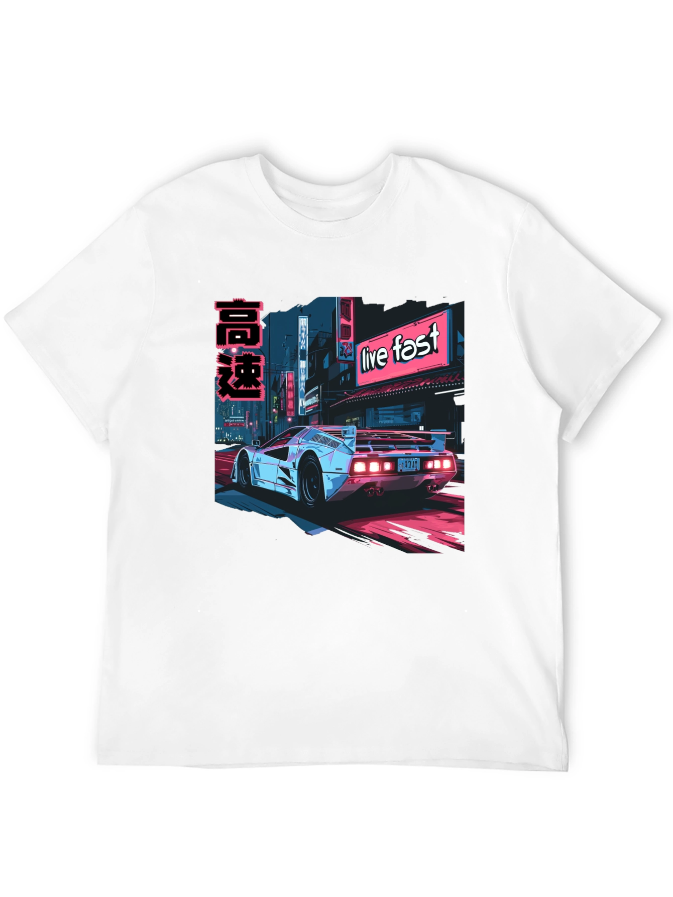 Live Fast Car Graphic Tee