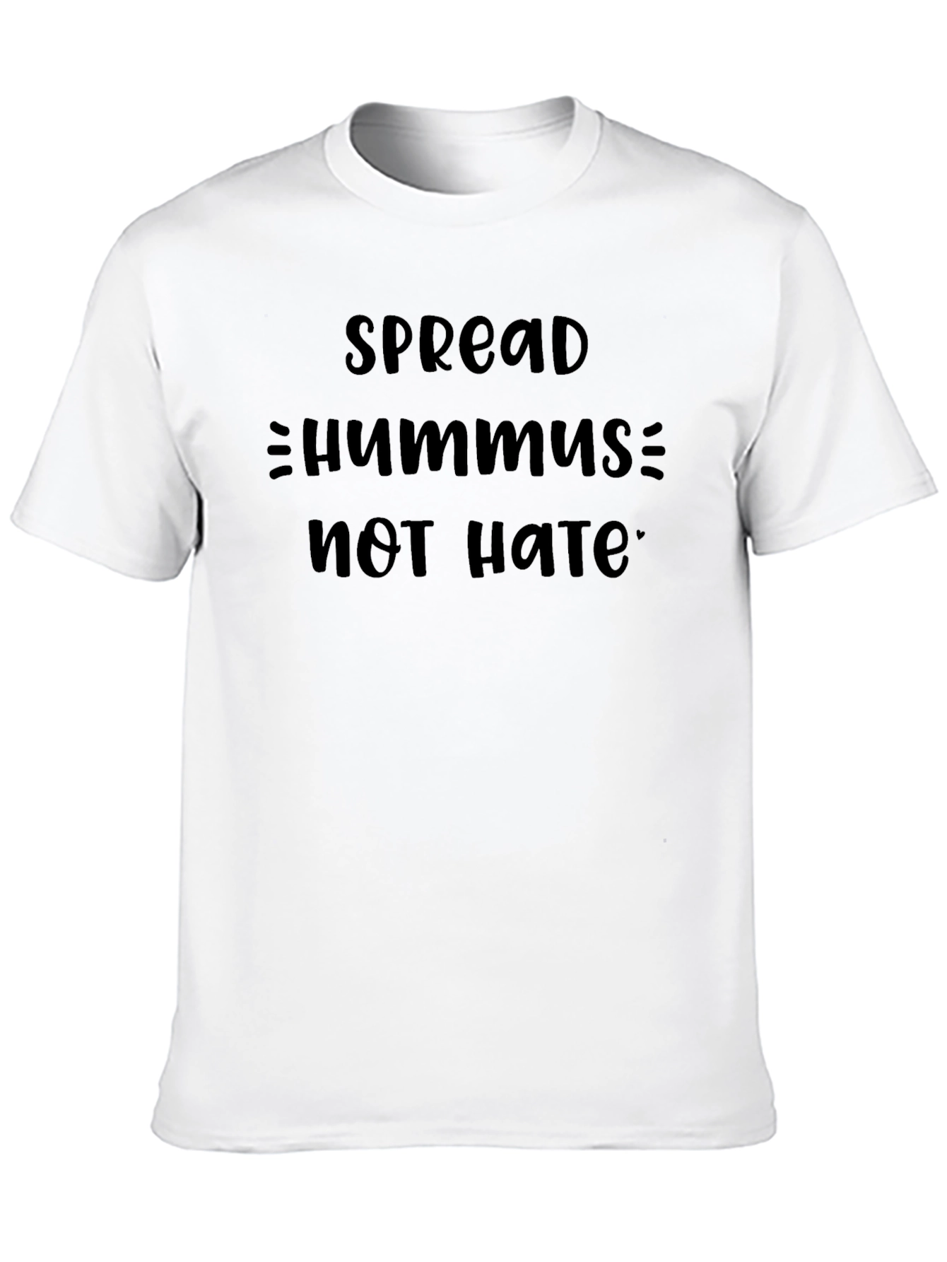 Spread Hummus Not Hate Graphic Tee