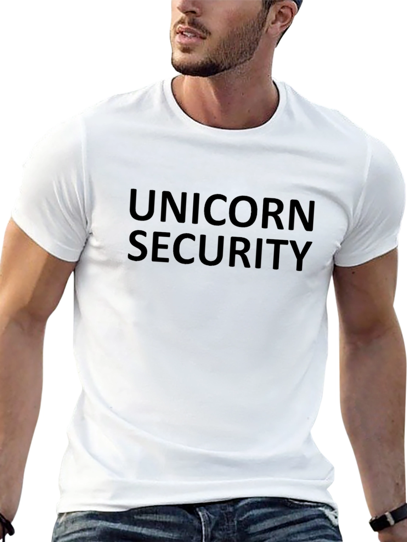 Unicorn Security Crewneck T-Shirt