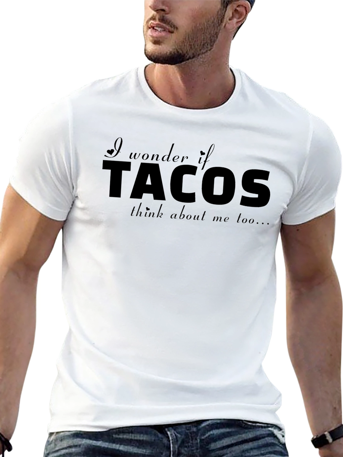 Tacos on my Mind T-Shirt - Black