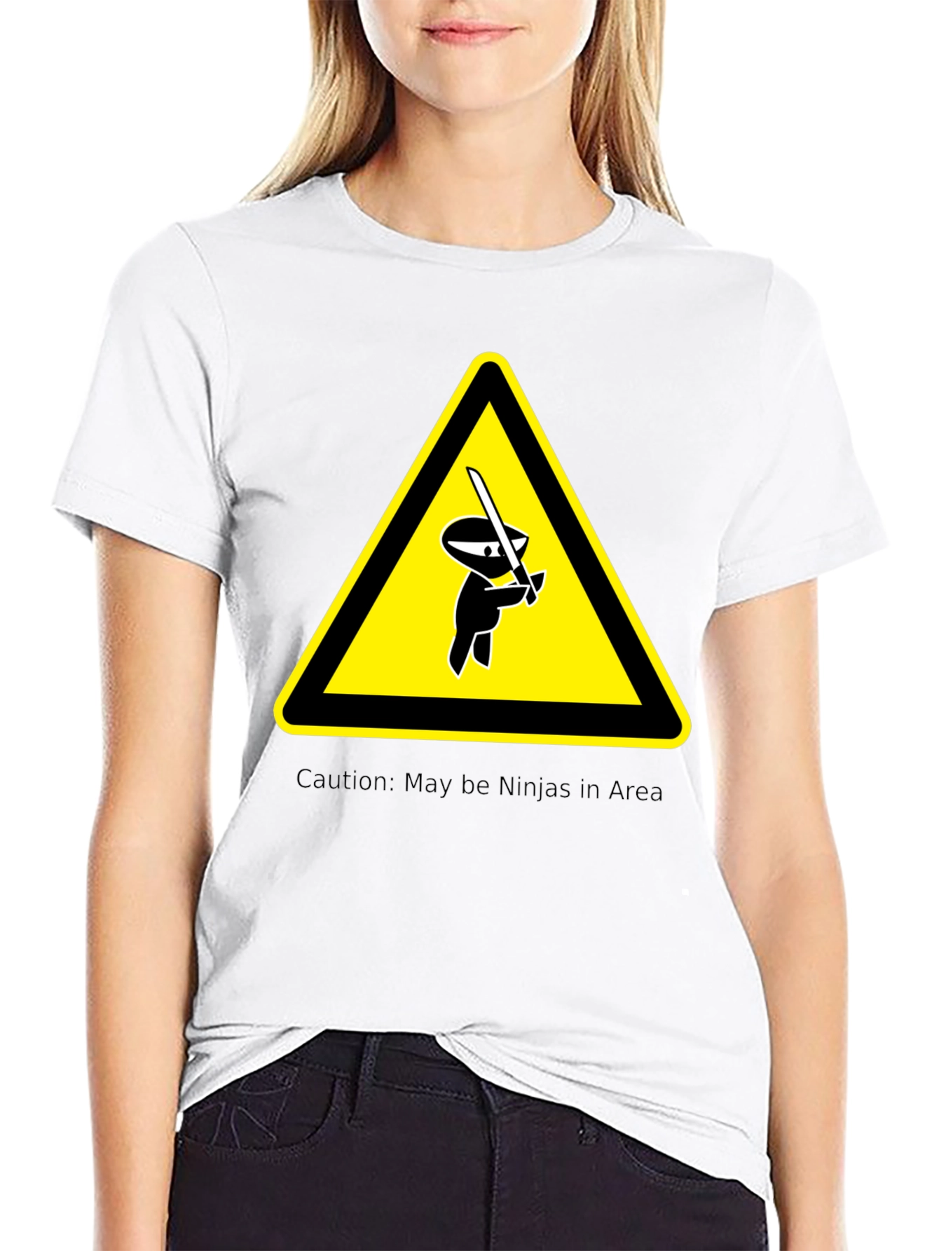Caution Ninja T-Shirt - Danger Zone Style