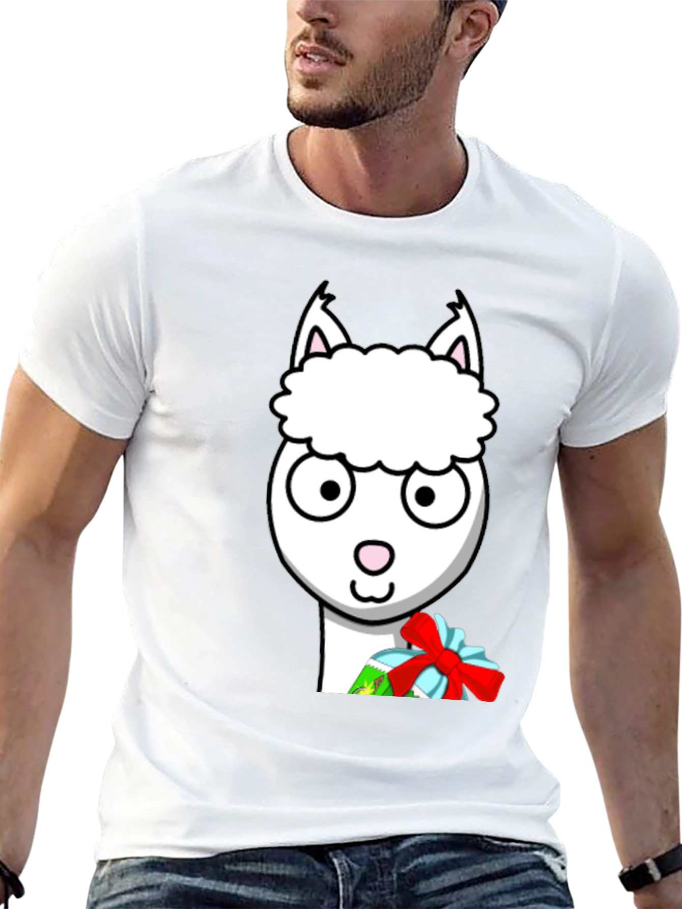 Alpaca Gift Tee - Cute Holiday Shirt