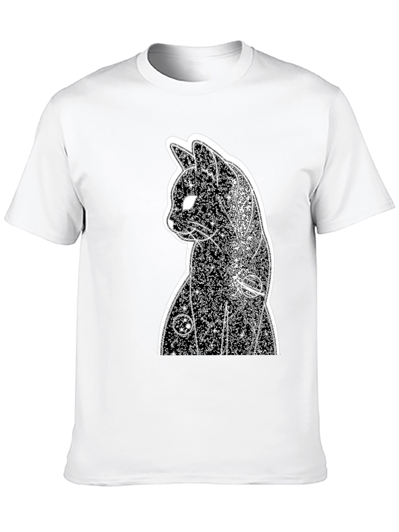 Cosmic Cat Black T-Shirt