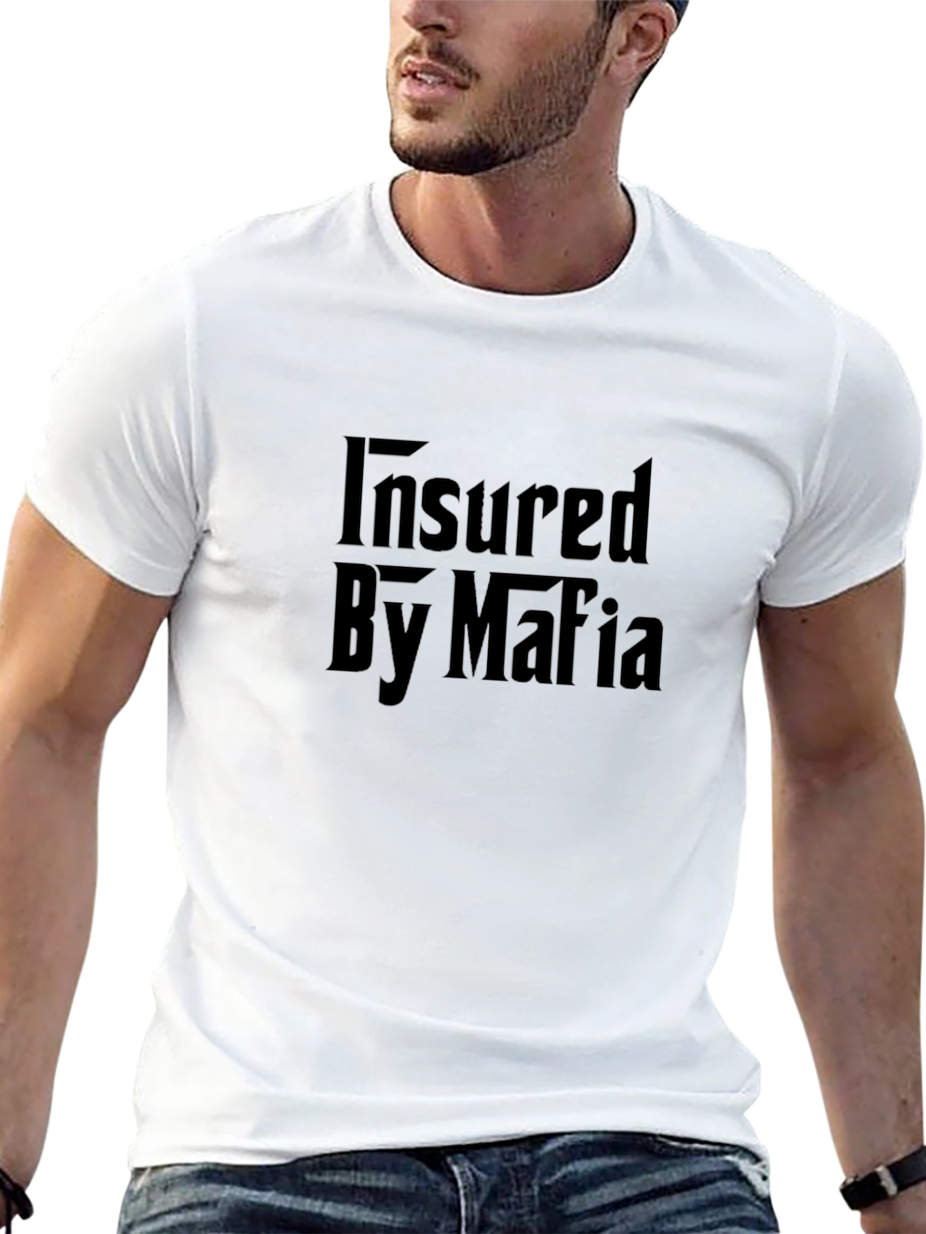 Insured by Mafia Black T-Shirt