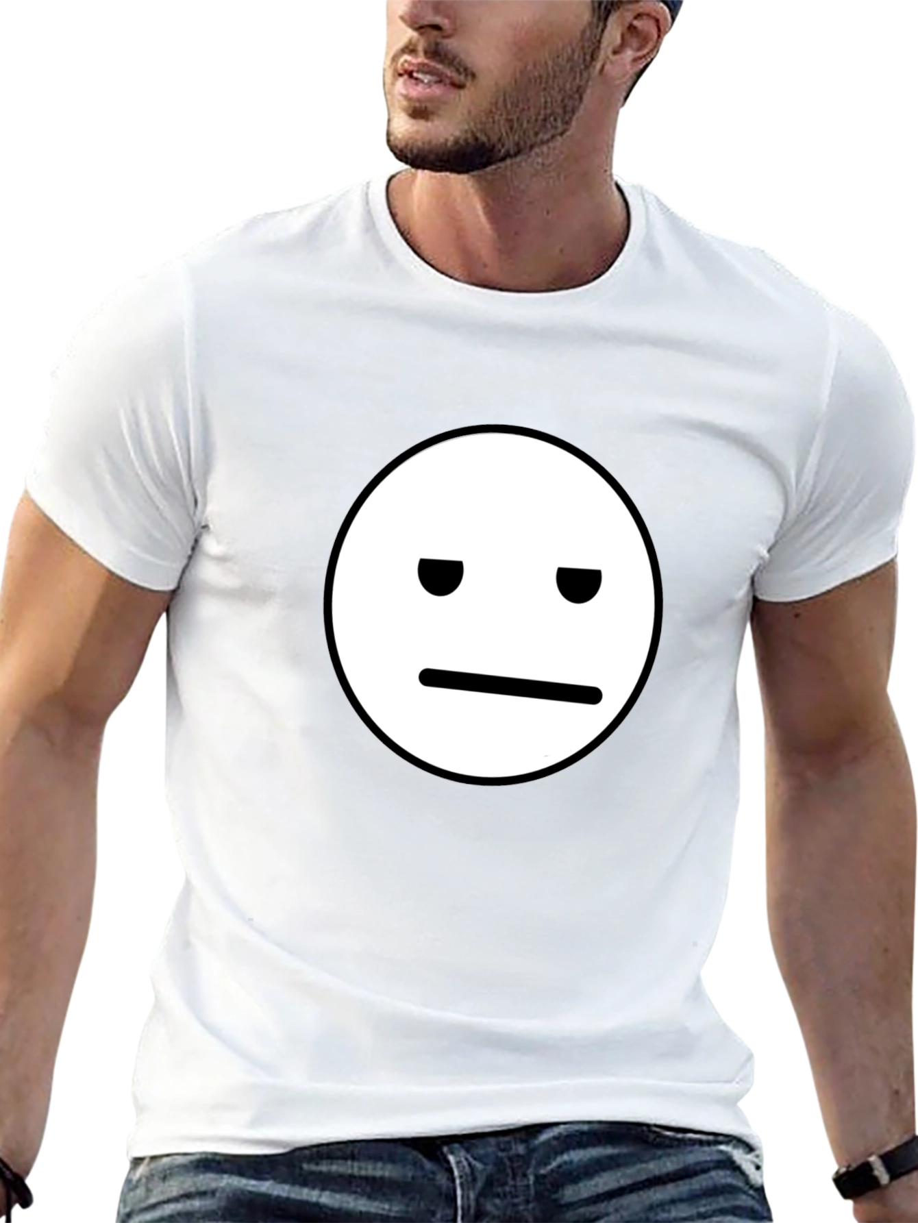 Neutral Face Graphic Tee - Classic Black T-Shirt