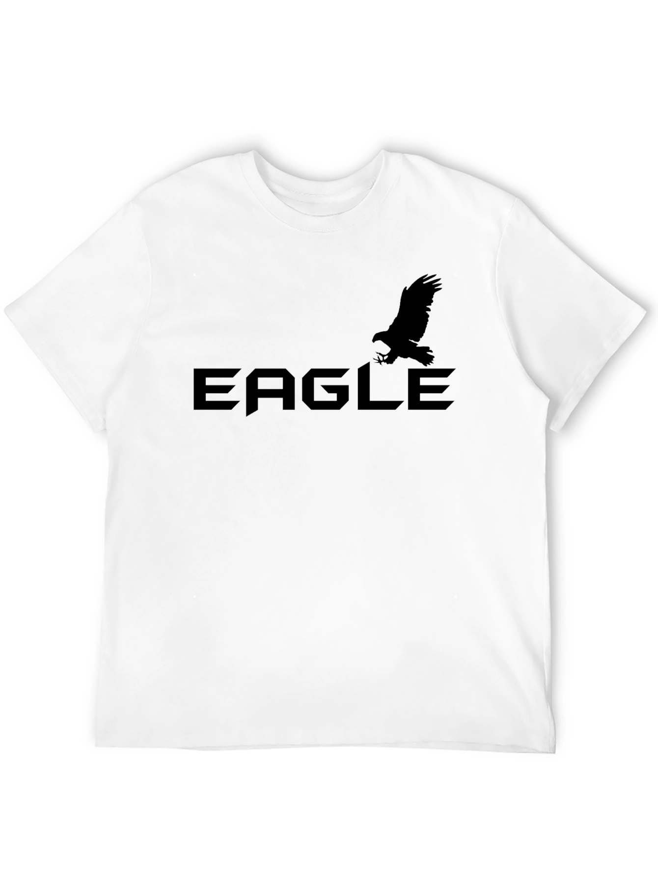 Eagle Graphic Black T-Shirt for Men