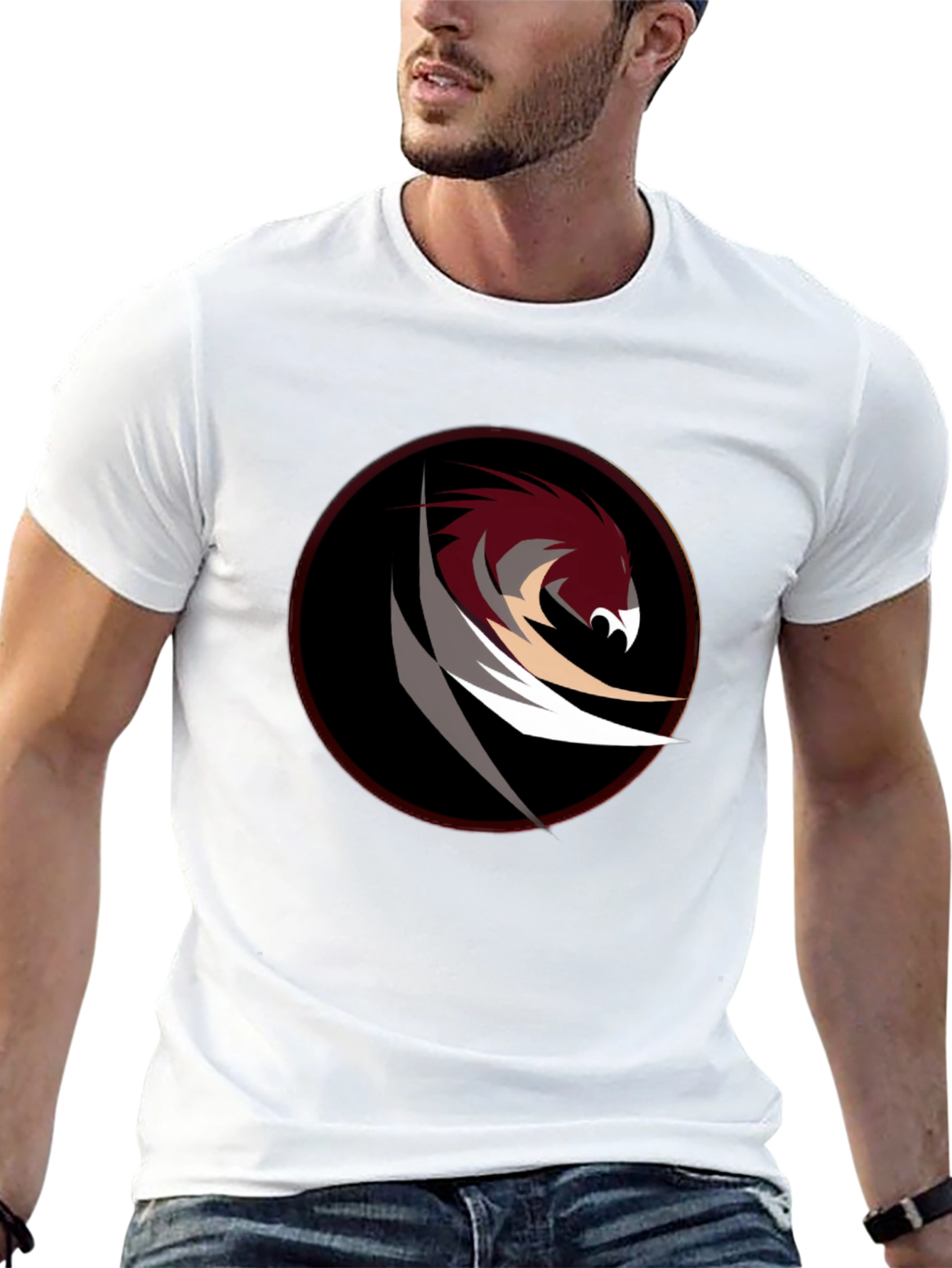 Bold Graphic Tee - Phoenix Emblem