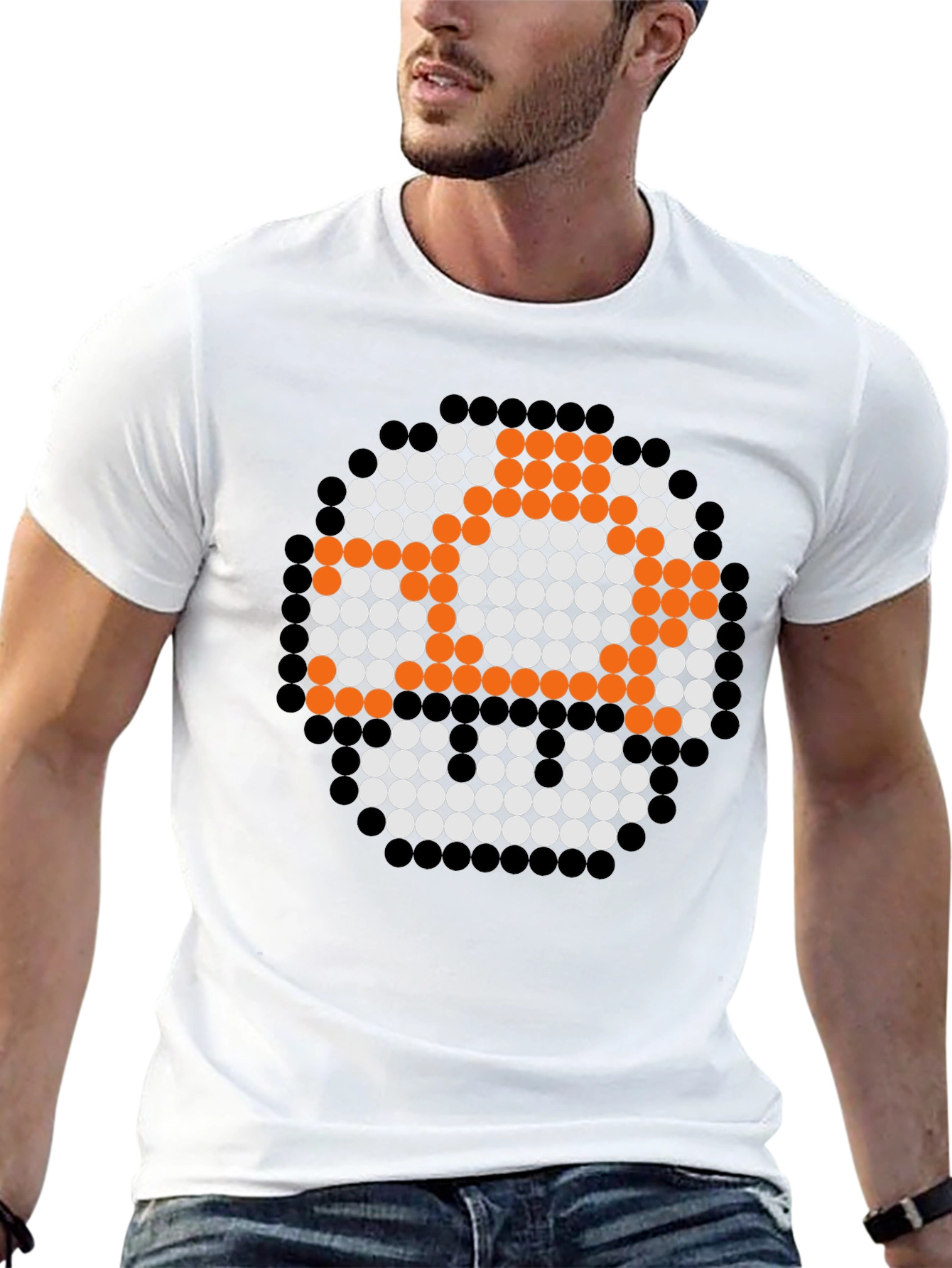 Retro Pixel Mushroom T-Shirt - Gamer Style