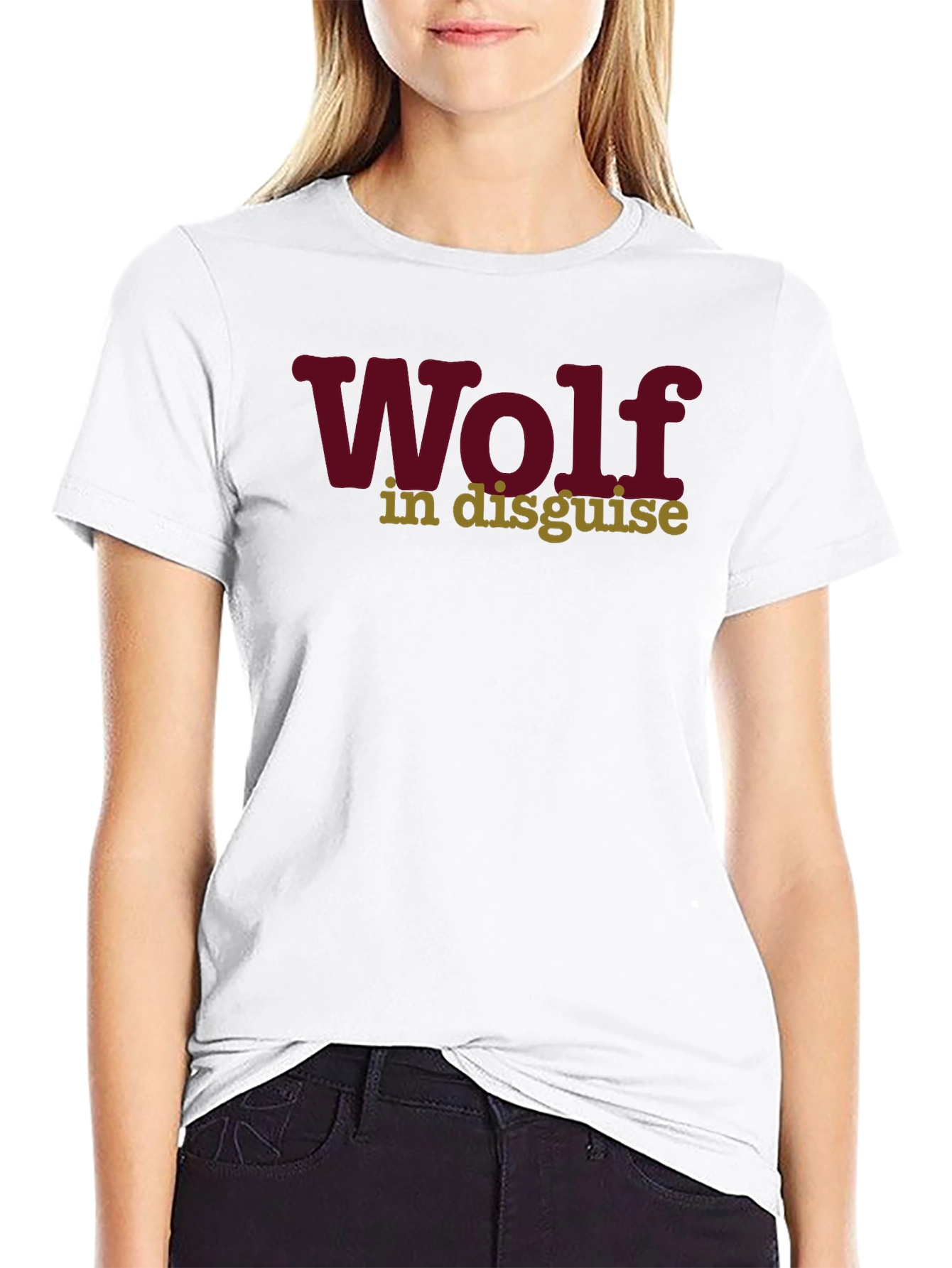 Wolf in Disguise Graphic Tee - Trendy Mens T-Shirt